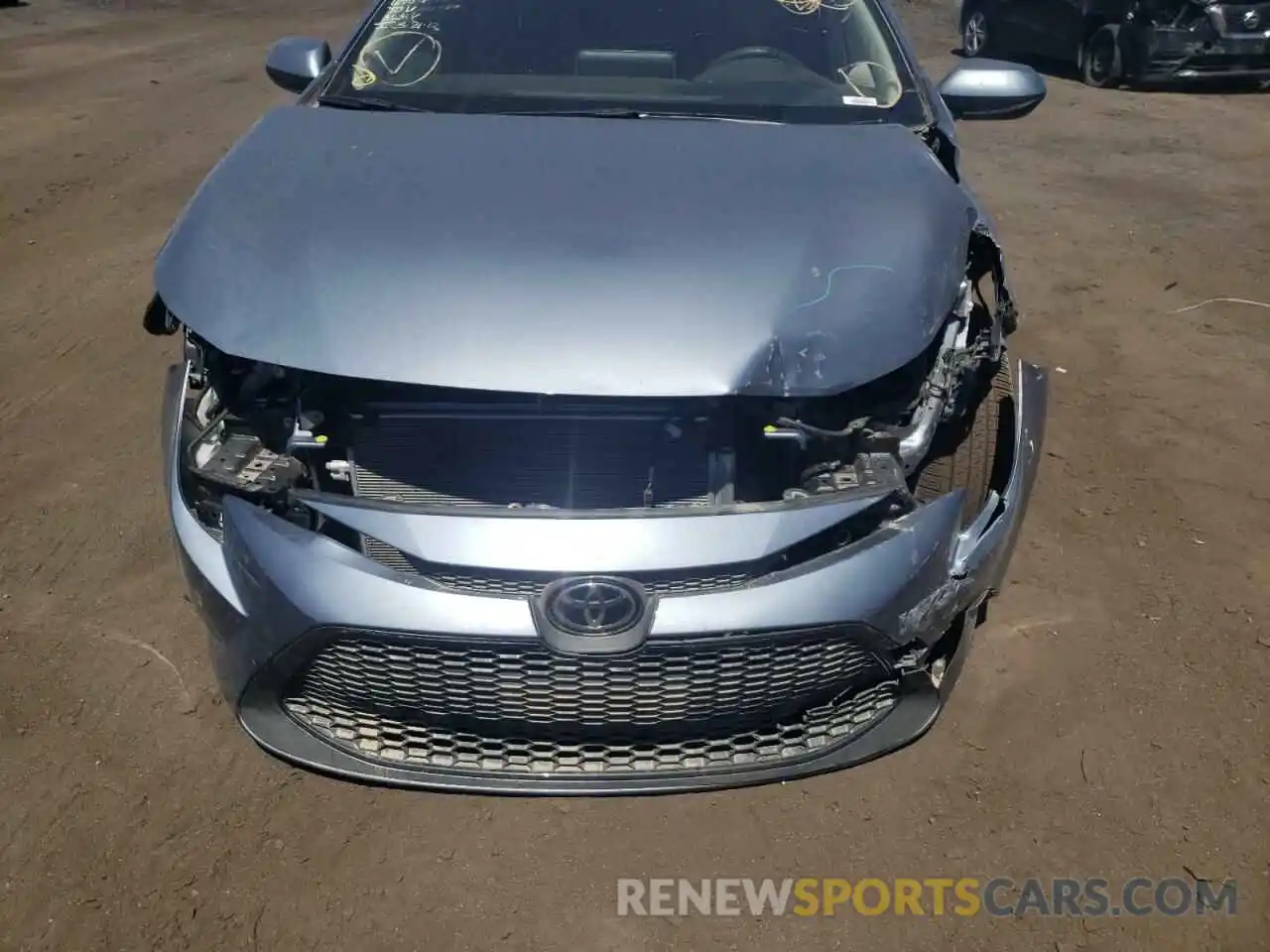 9 Photograph of a damaged car JTDEPMAE6MJ144073 TOYOTA COROLLA 2021