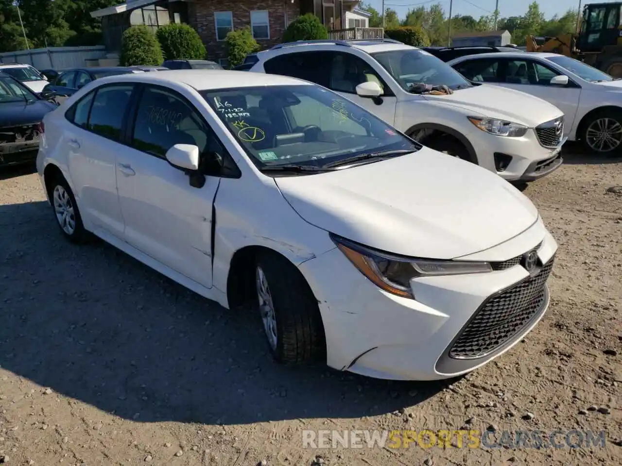 1 Photograph of a damaged car JTDEPMAE6MJ144610 TOYOTA COROLLA 2021