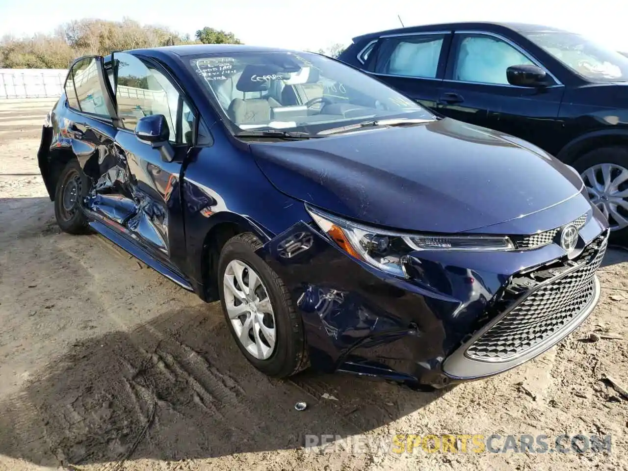 1 Photograph of a damaged car JTDEPMAE6MJ144686 TOYOTA COROLLA 2021