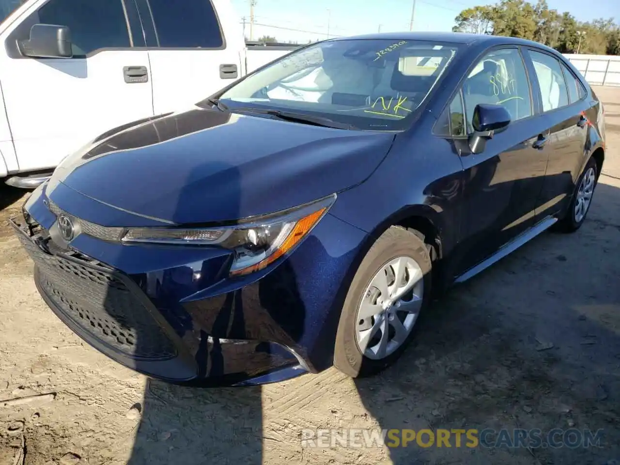 2 Photograph of a damaged car JTDEPMAE6MJ144686 TOYOTA COROLLA 2021