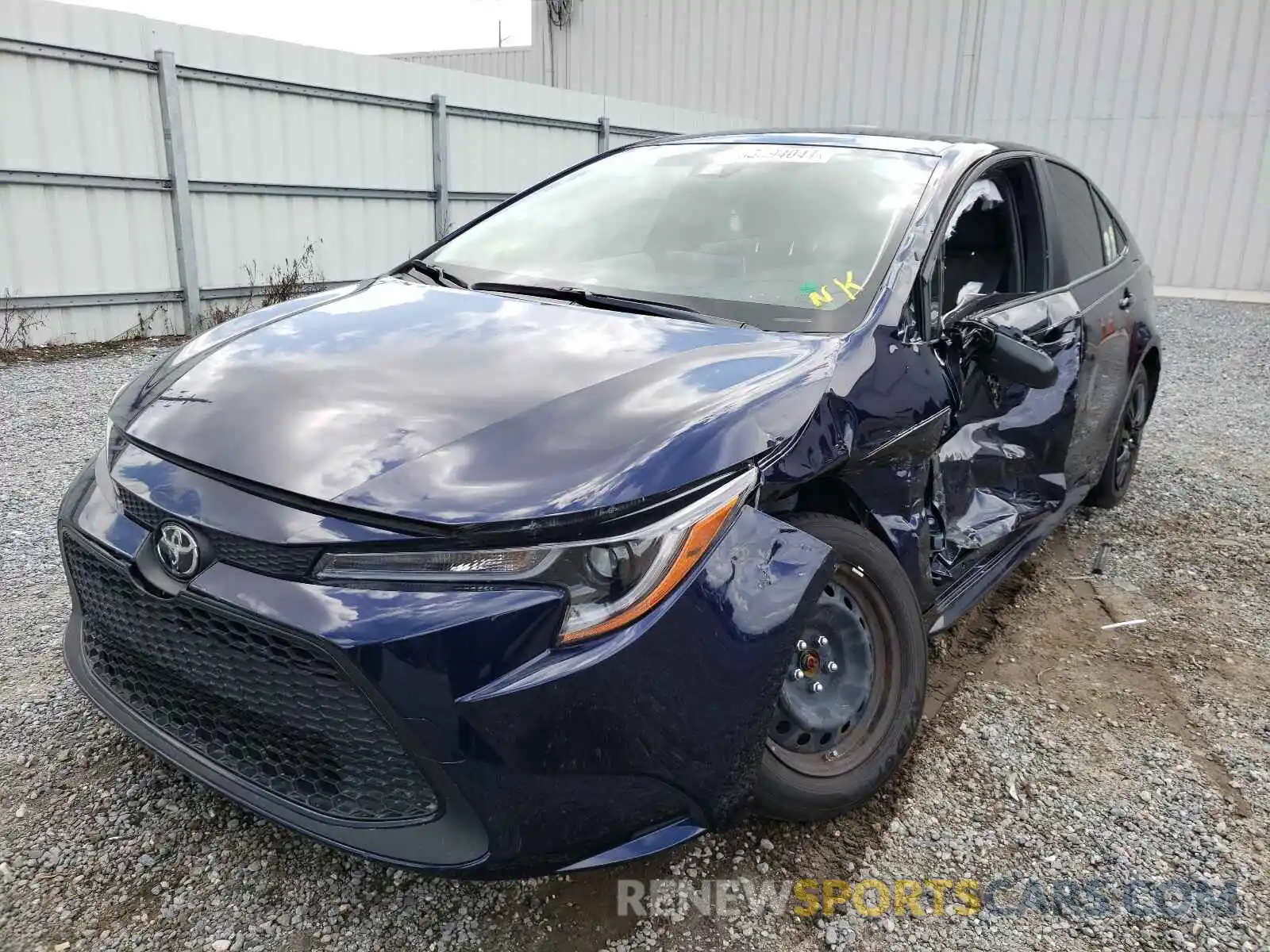 2 Photograph of a damaged car JTDEPMAE6MJ145711 TOYOTA COROLLA 2021