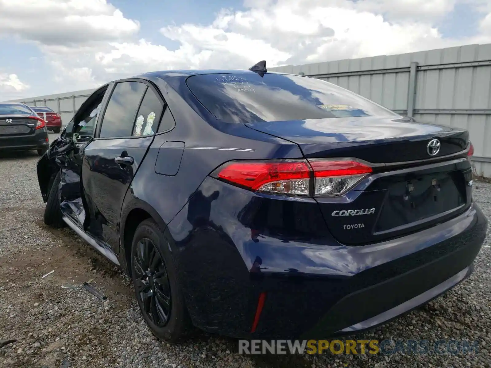 3 Photograph of a damaged car JTDEPMAE6MJ145711 TOYOTA COROLLA 2021