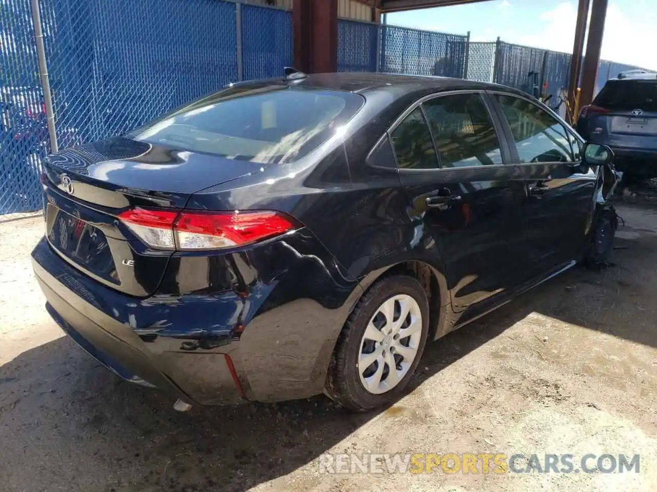 4 Photograph of a damaged car JTDEPMAE6MJ147104 TOYOTA COROLLA 2021