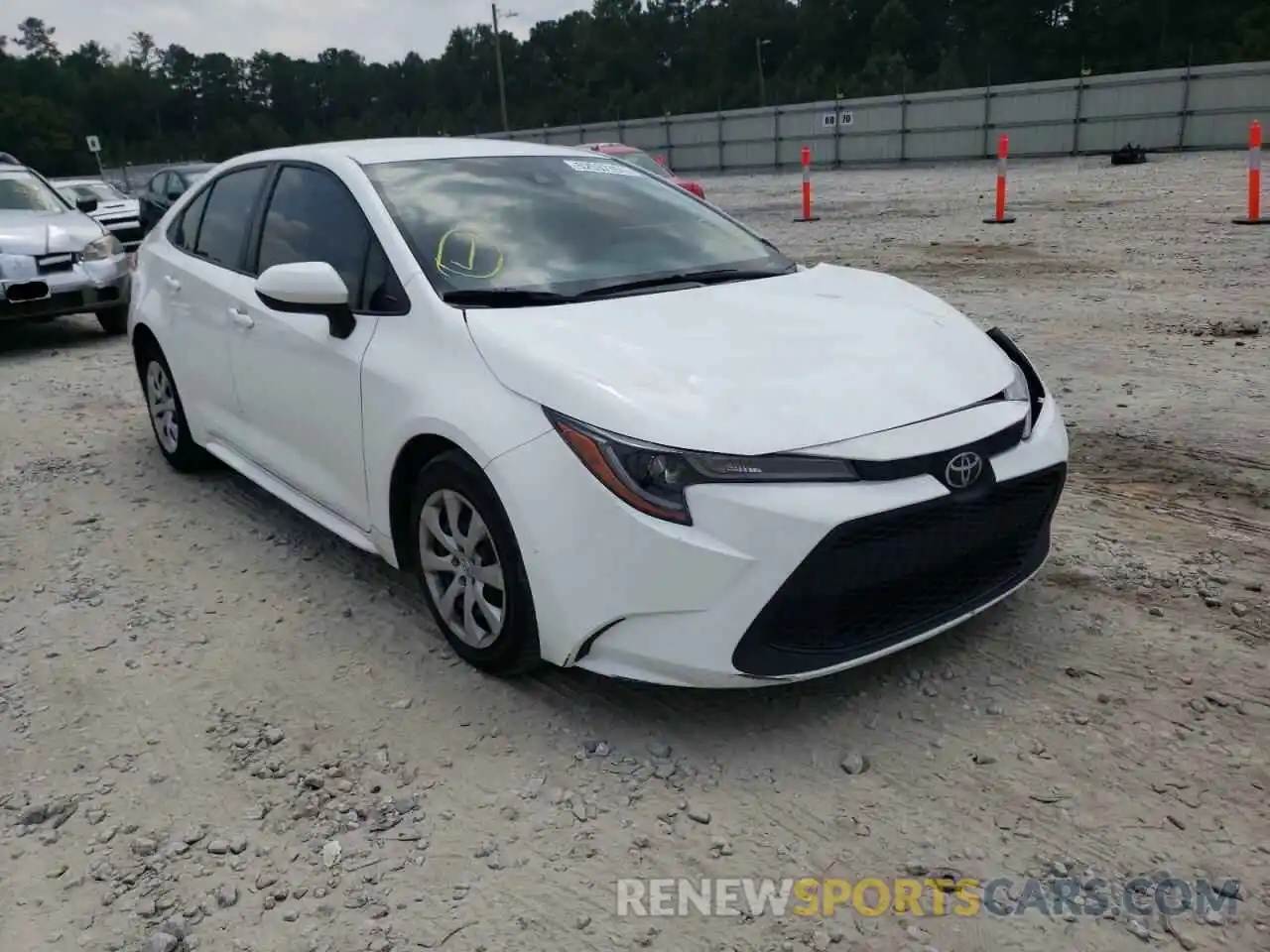 1 Photograph of a damaged car JTDEPMAE6MJ147457 TOYOTA COROLLA 2021