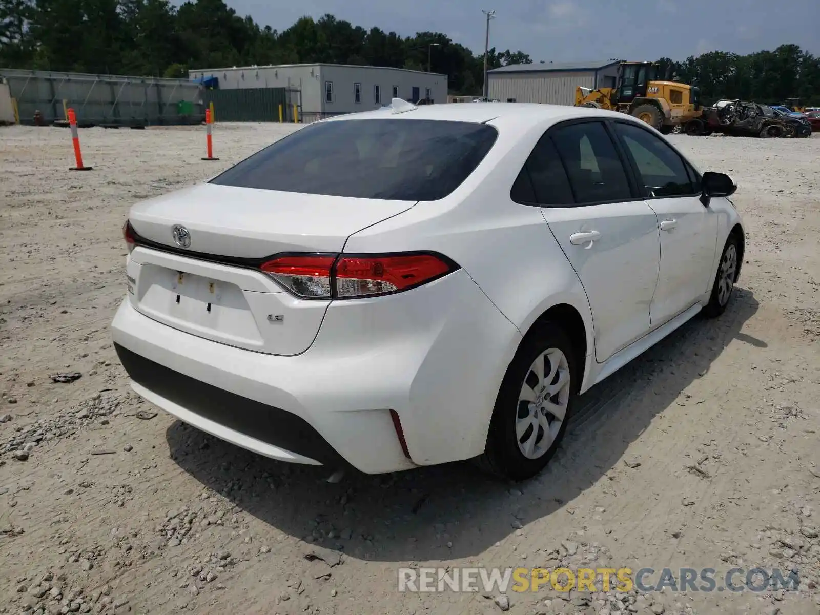 4 Photograph of a damaged car JTDEPMAE6MJ147457 TOYOTA COROLLA 2021