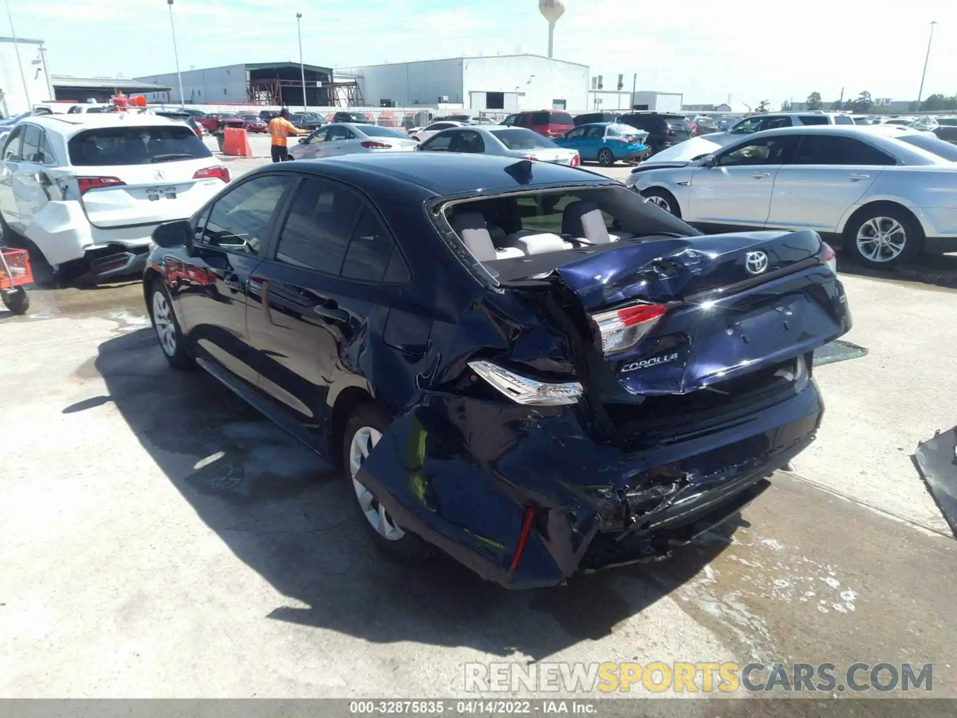 3 Photograph of a damaged car JTDEPMAE6MJ147541 TOYOTA COROLLA 2021