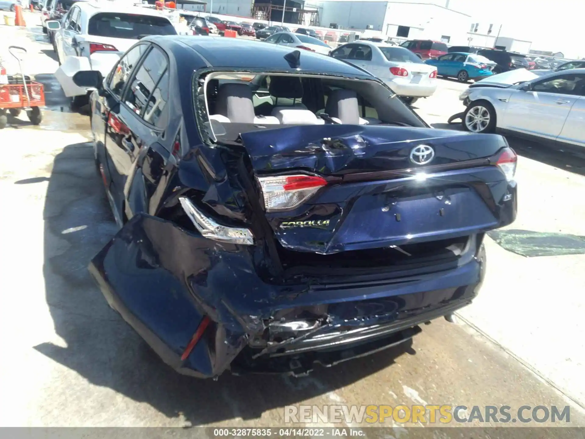 6 Photograph of a damaged car JTDEPMAE6MJ147541 TOYOTA COROLLA 2021