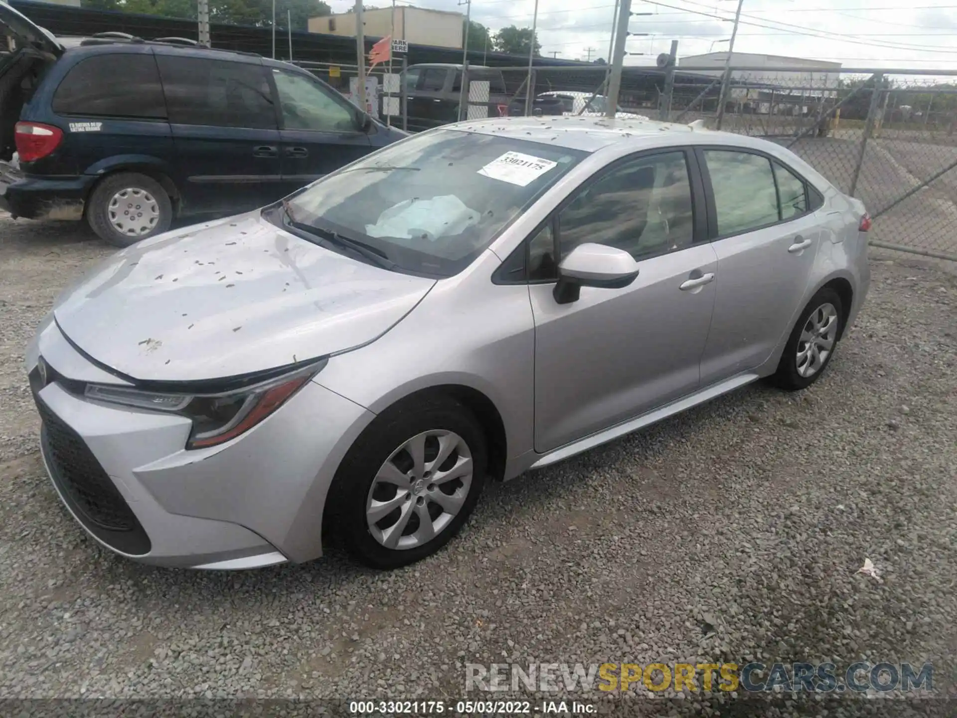 2 Photograph of a damaged car JTDEPMAE6MJ147605 TOYOTA COROLLA 2021