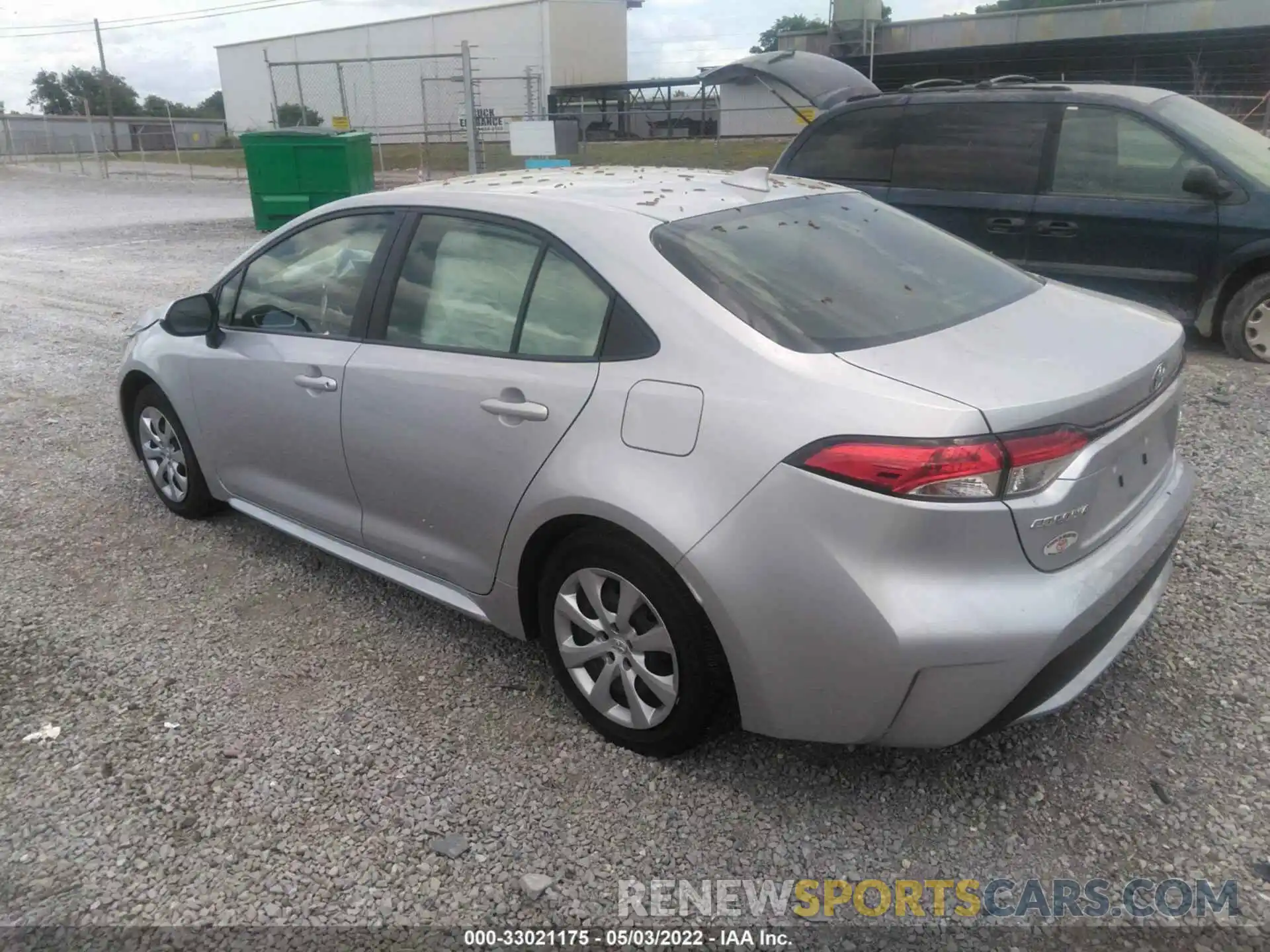 3 Photograph of a damaged car JTDEPMAE6MJ147605 TOYOTA COROLLA 2021