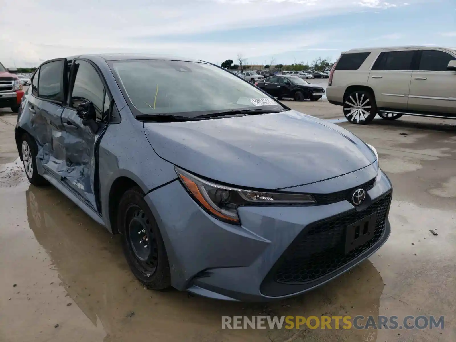 1 Photograph of a damaged car JTDEPMAE6MJ147670 TOYOTA COROLLA 2021