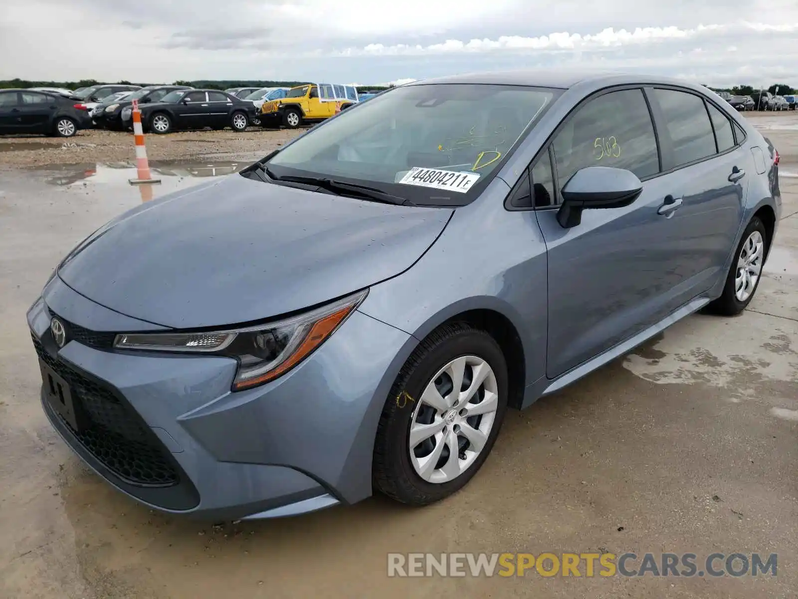 2 Photograph of a damaged car JTDEPMAE6MJ147670 TOYOTA COROLLA 2021