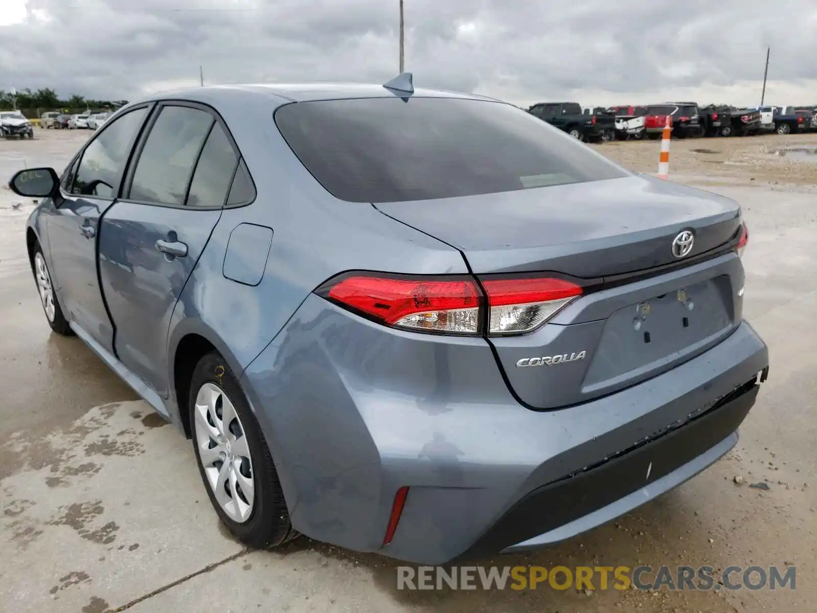 3 Photograph of a damaged car JTDEPMAE6MJ147670 TOYOTA COROLLA 2021