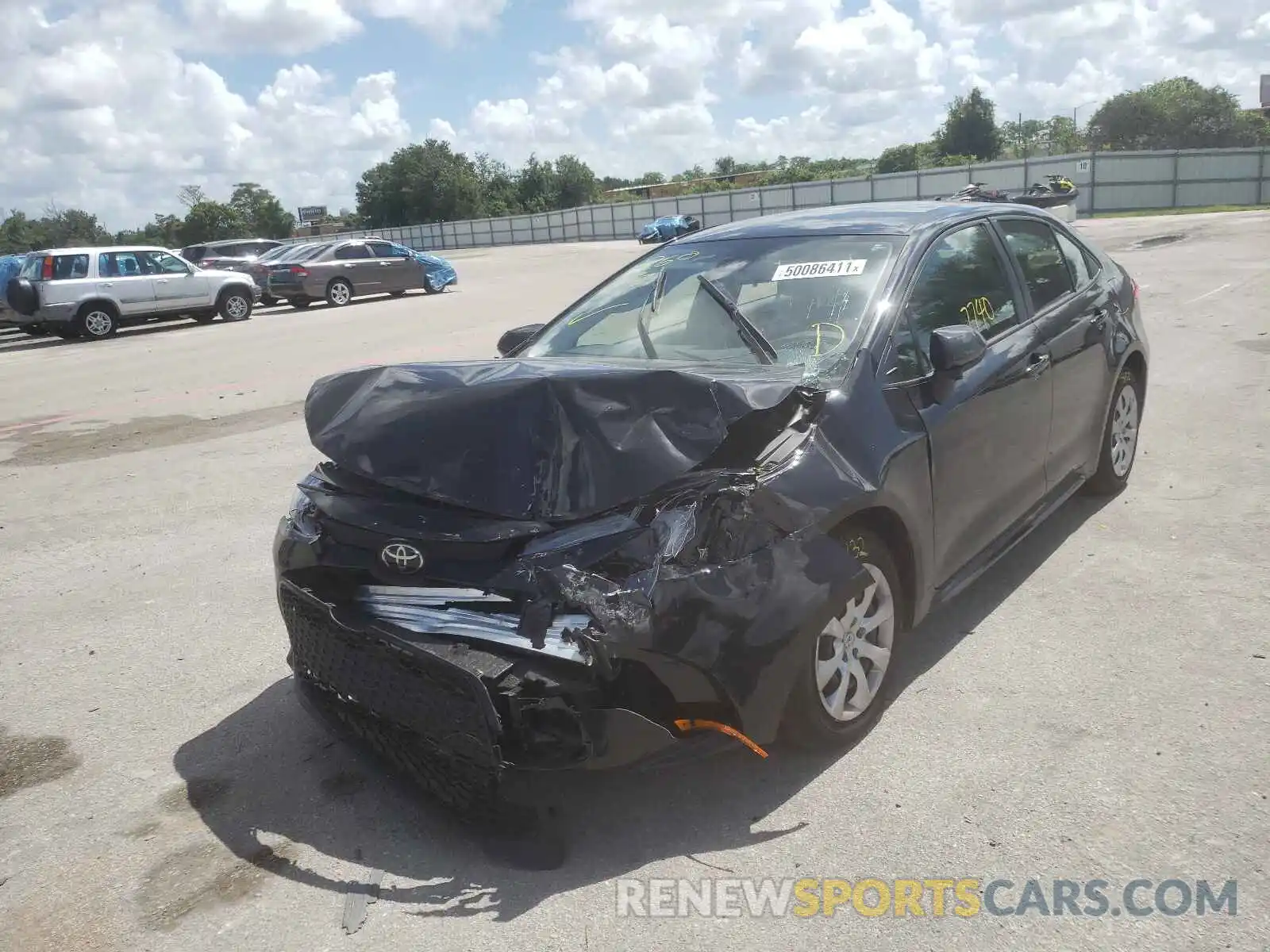 2 Photograph of a damaged car JTDEPMAE6MJ149449 TOYOTA COROLLA 2021