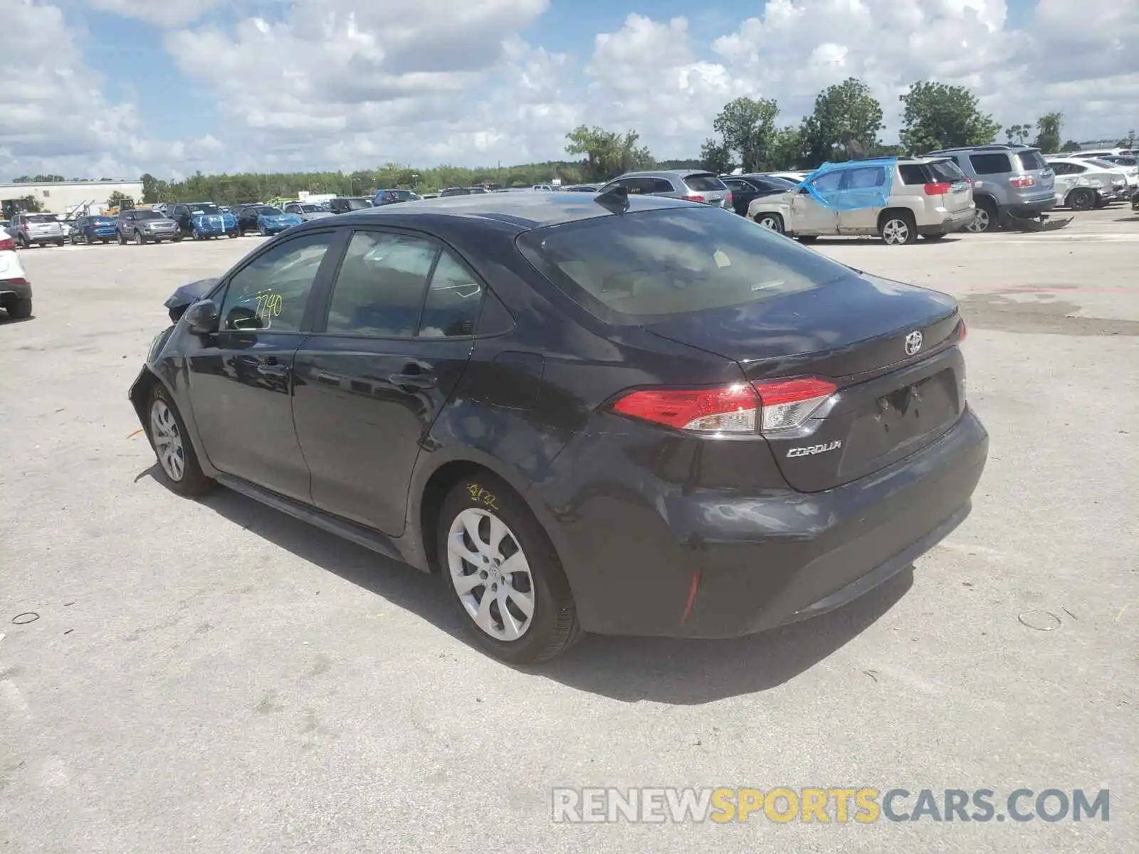 3 Photograph of a damaged car JTDEPMAE6MJ149449 TOYOTA COROLLA 2021