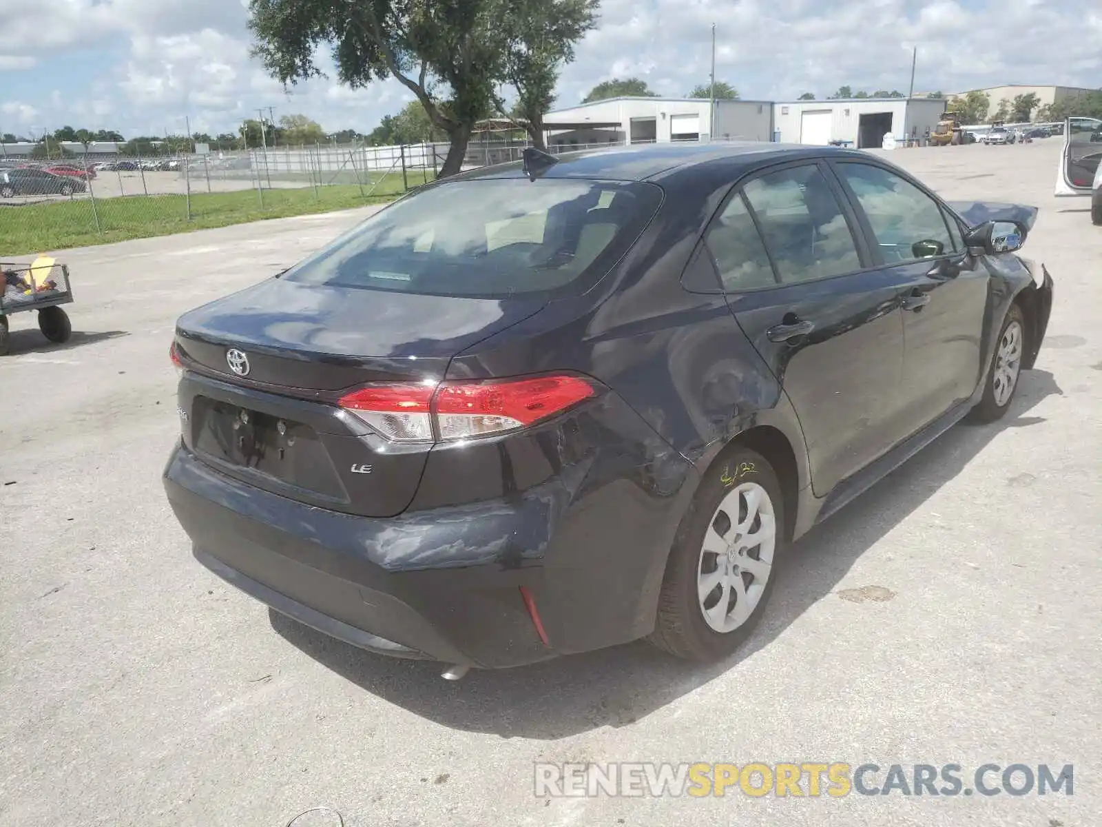 4 Photograph of a damaged car JTDEPMAE6MJ149449 TOYOTA COROLLA 2021