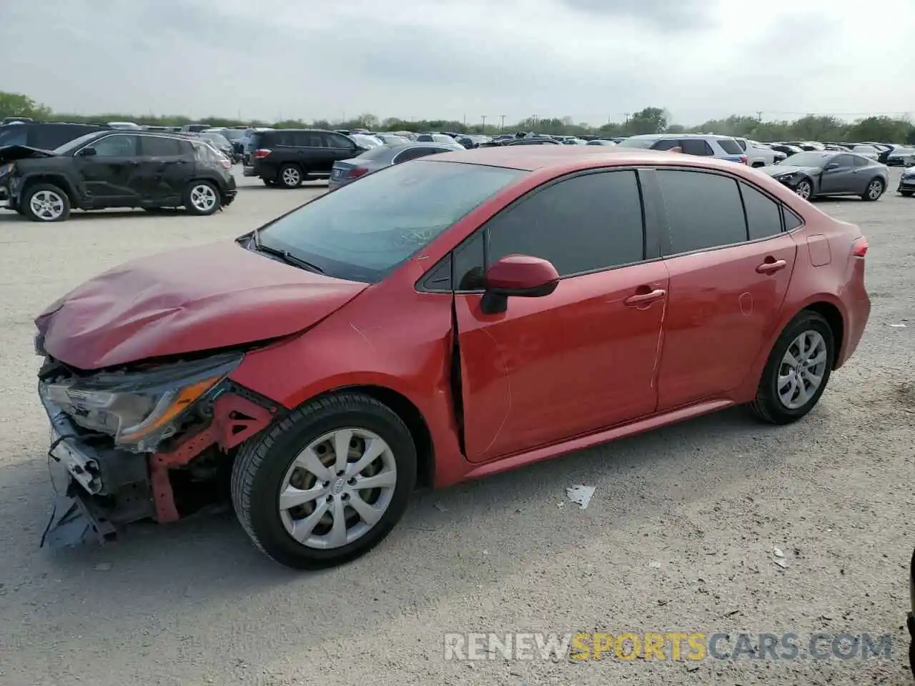 1 Photograph of a damaged car JTDEPMAE6MJ151489 TOYOTA COROLLA 2021