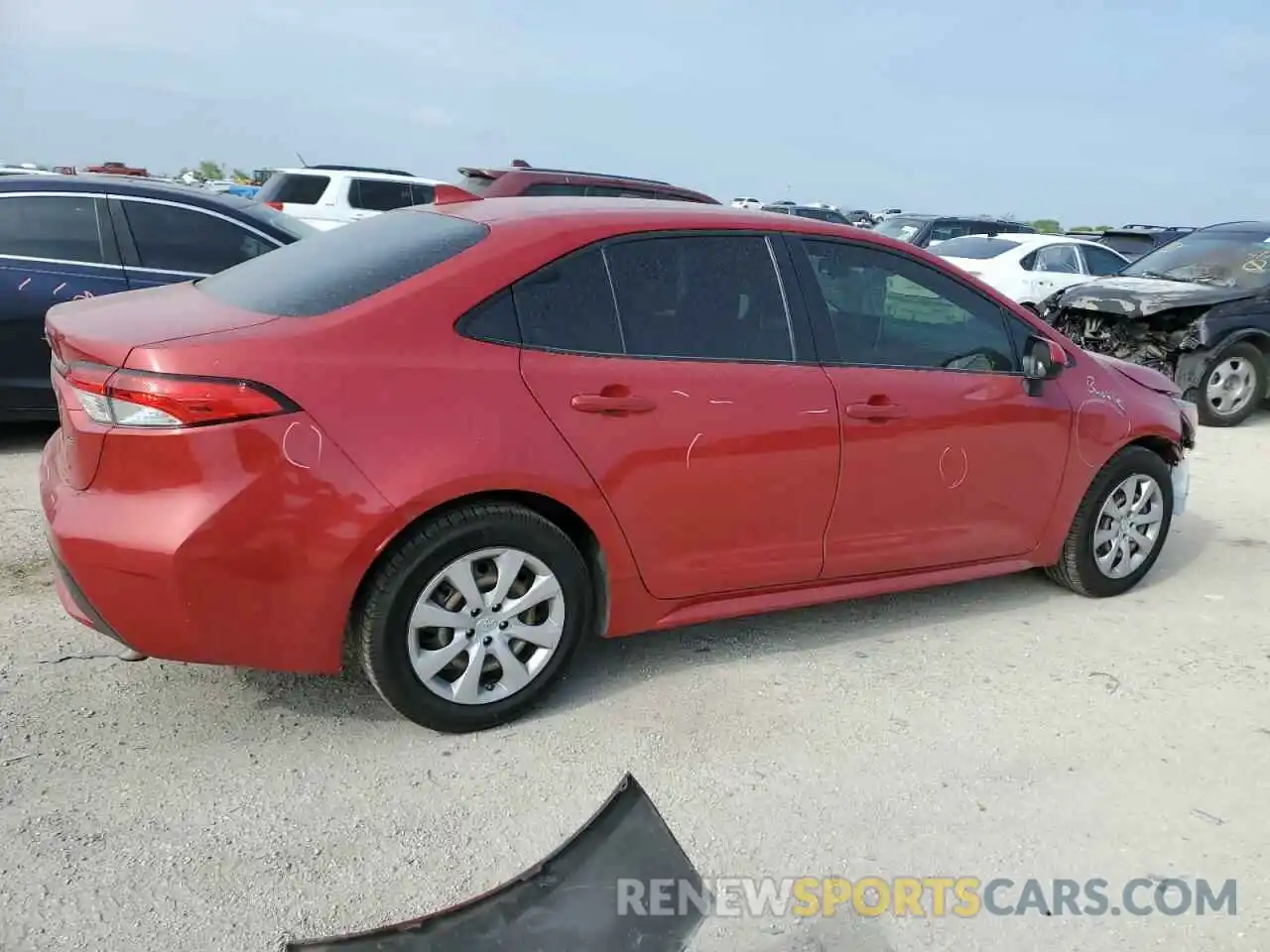 3 Photograph of a damaged car JTDEPMAE6MJ151489 TOYOTA COROLLA 2021