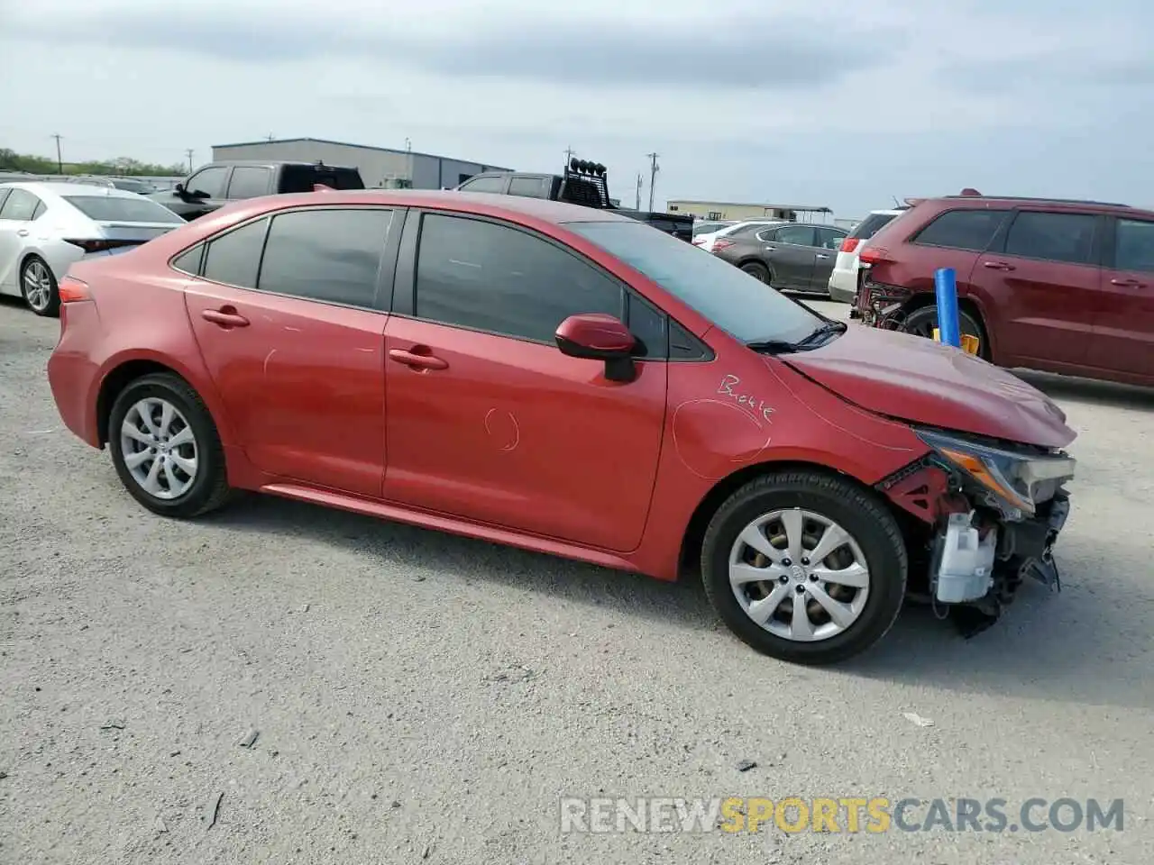 4 Photograph of a damaged car JTDEPMAE6MJ151489 TOYOTA COROLLA 2021