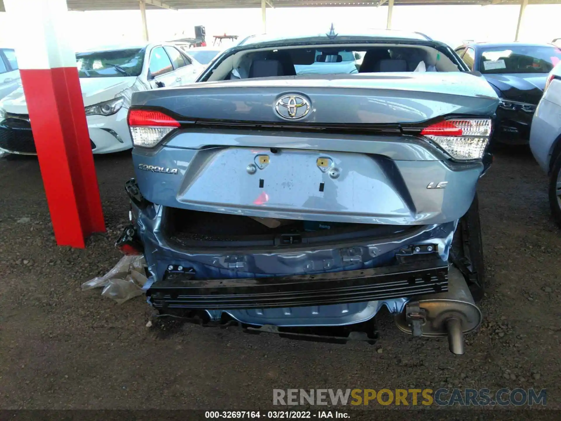 6 Photograph of a damaged car JTDEPMAE6MJ151606 TOYOTA COROLLA 2021