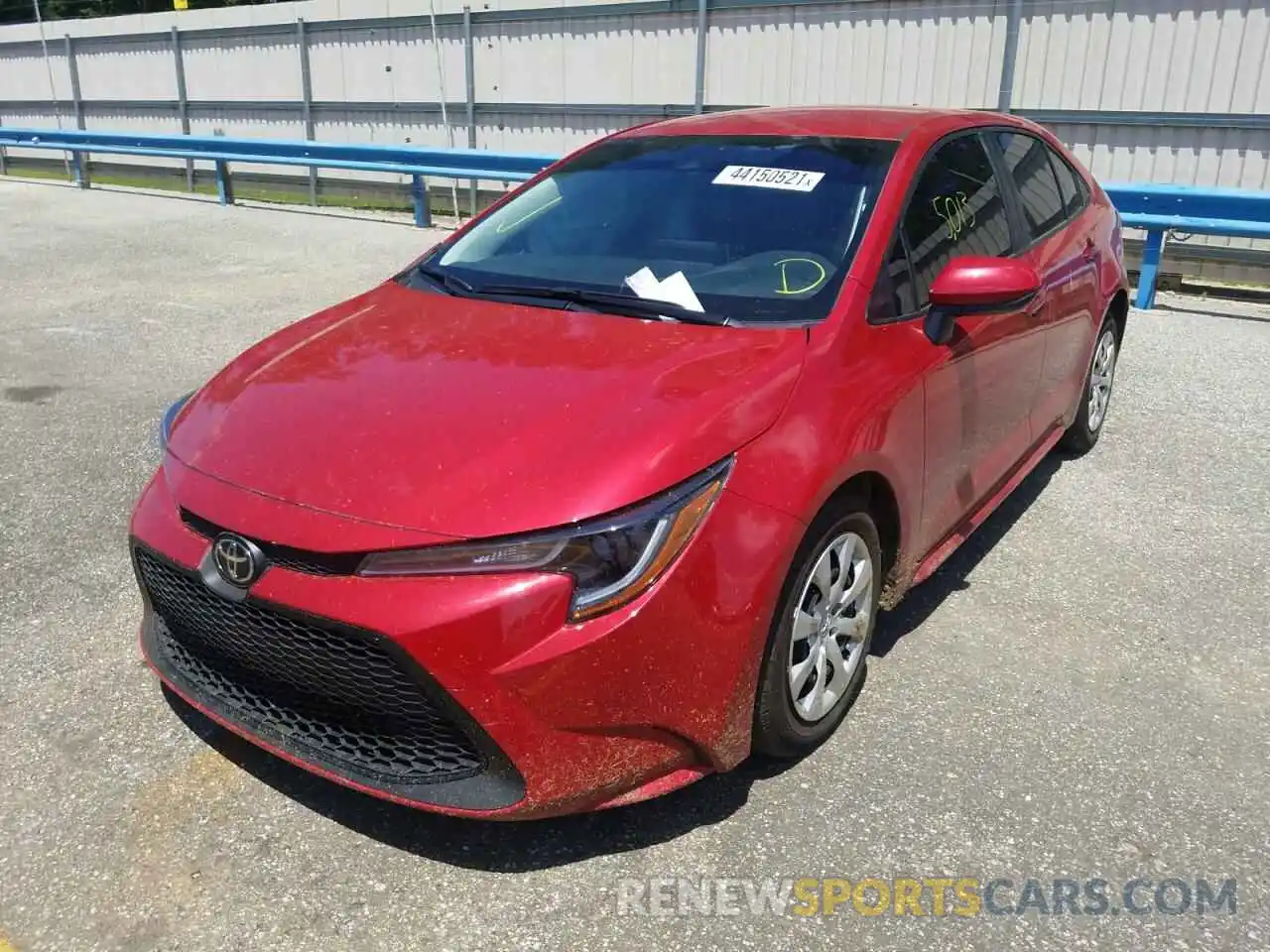 2 Photograph of a damaged car JTDEPMAE6MJ152836 TOYOTA COROLLA 2021