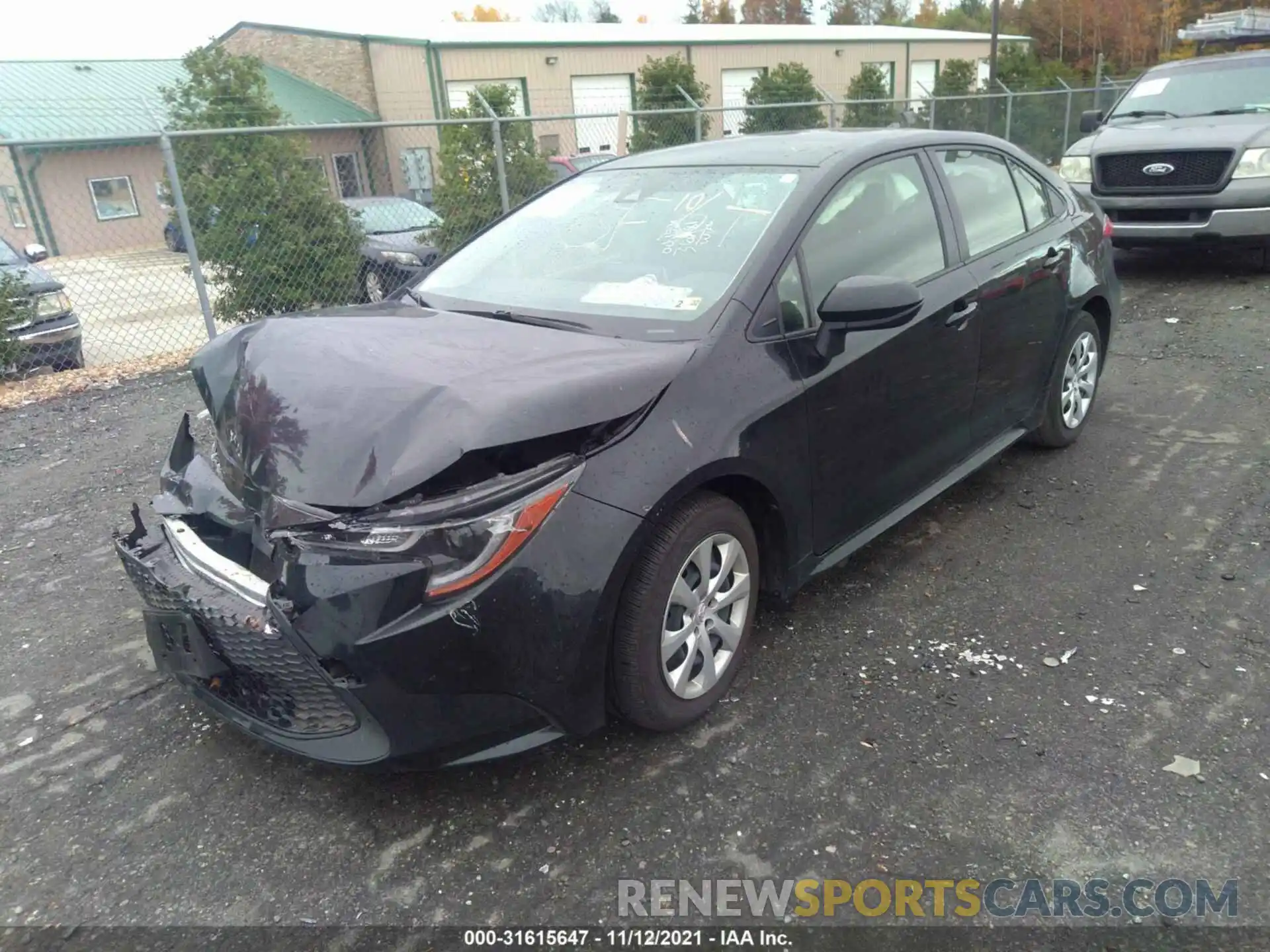 2 Photograph of a damaged car JTDEPMAE6MJ153310 TOYOTA COROLLA 2021