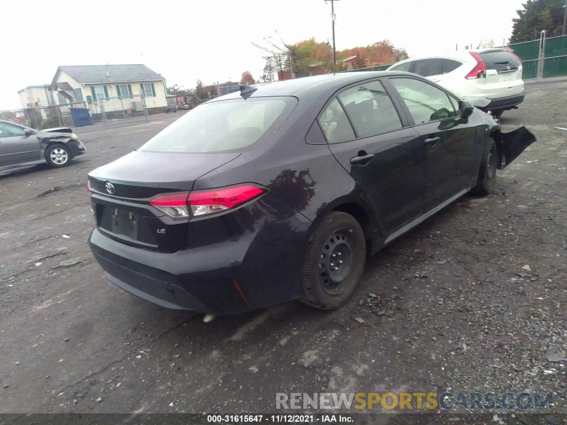 4 Photograph of a damaged car JTDEPMAE6MJ153310 TOYOTA COROLLA 2021