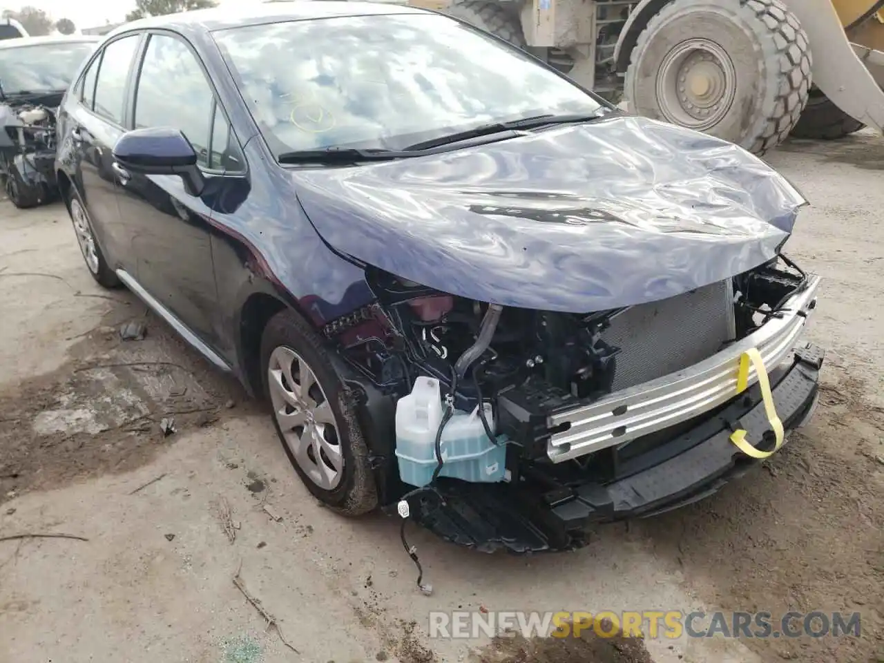 1 Photograph of a damaged car JTDEPMAE6MJ154909 TOYOTA COROLLA 2021