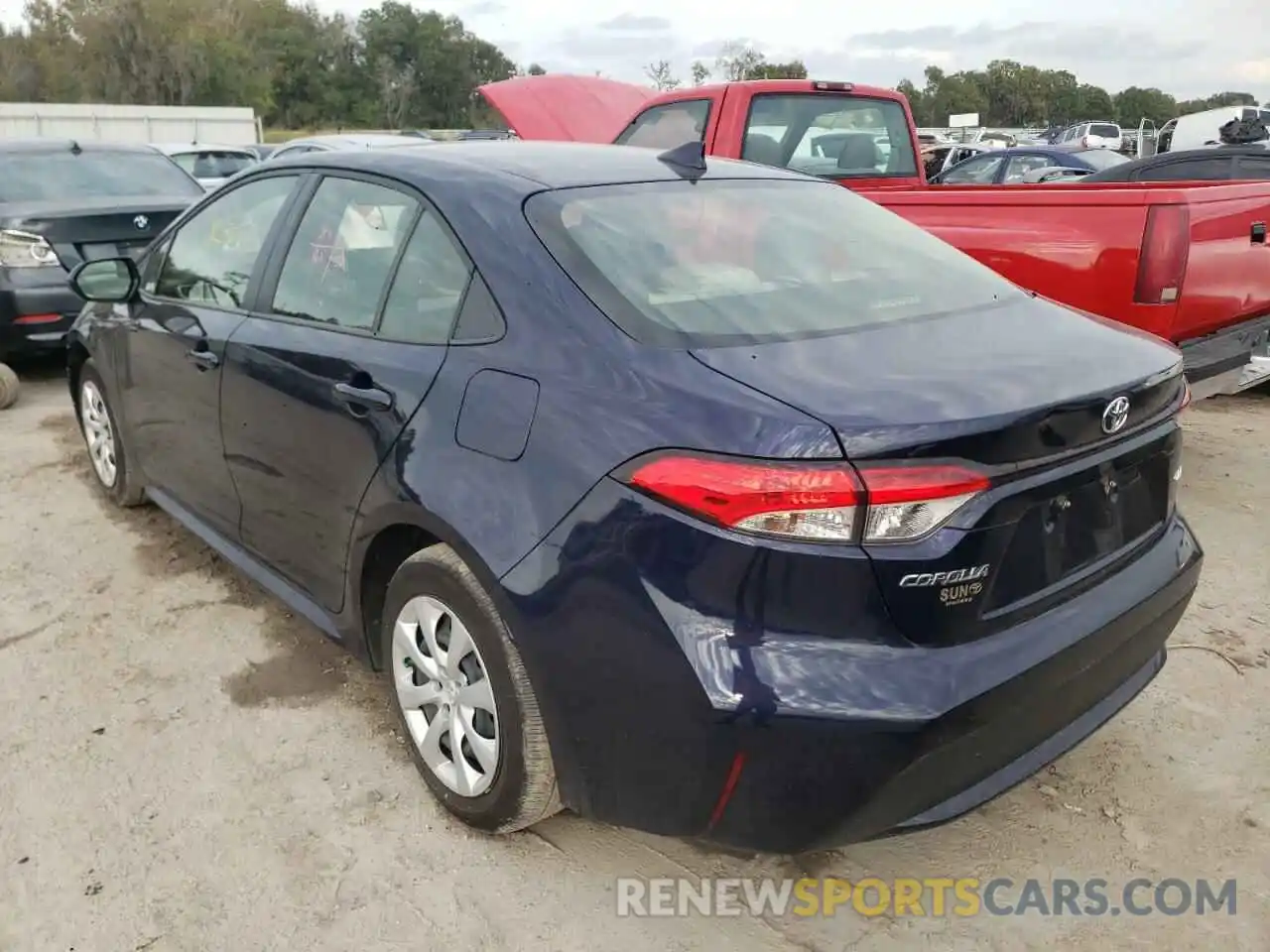 3 Photograph of a damaged car JTDEPMAE6MJ154909 TOYOTA COROLLA 2021