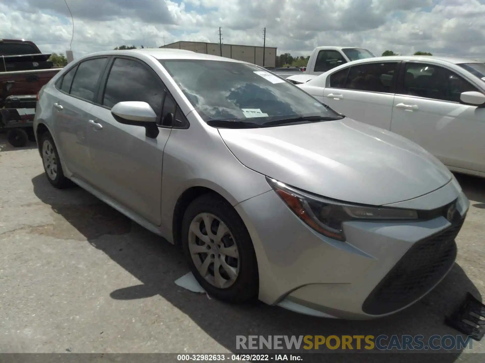 1 Photograph of a damaged car JTDEPMAE6MJ154960 TOYOTA COROLLA 2021