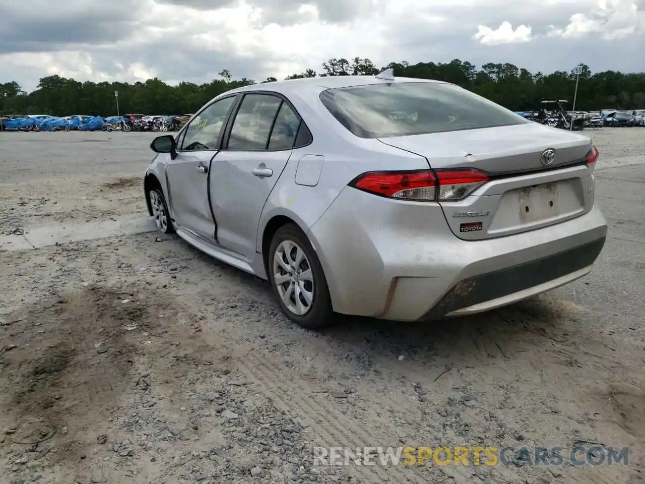 3 Photograph of a damaged car JTDEPMAE6MJ155266 TOYOTA COROLLA 2021