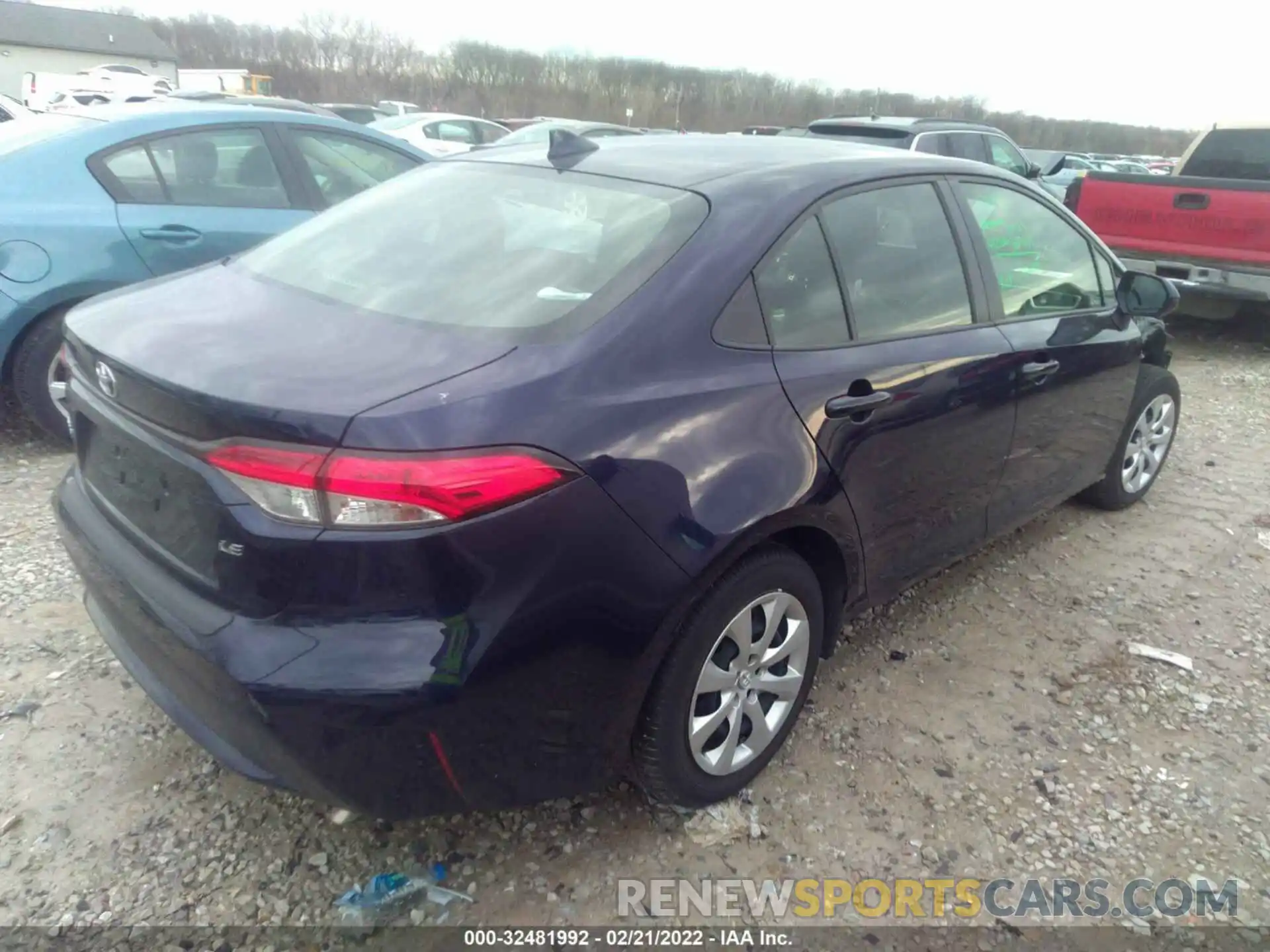 4 Photograph of a damaged car JTDEPMAE6MJ155302 TOYOTA COROLLA 2021