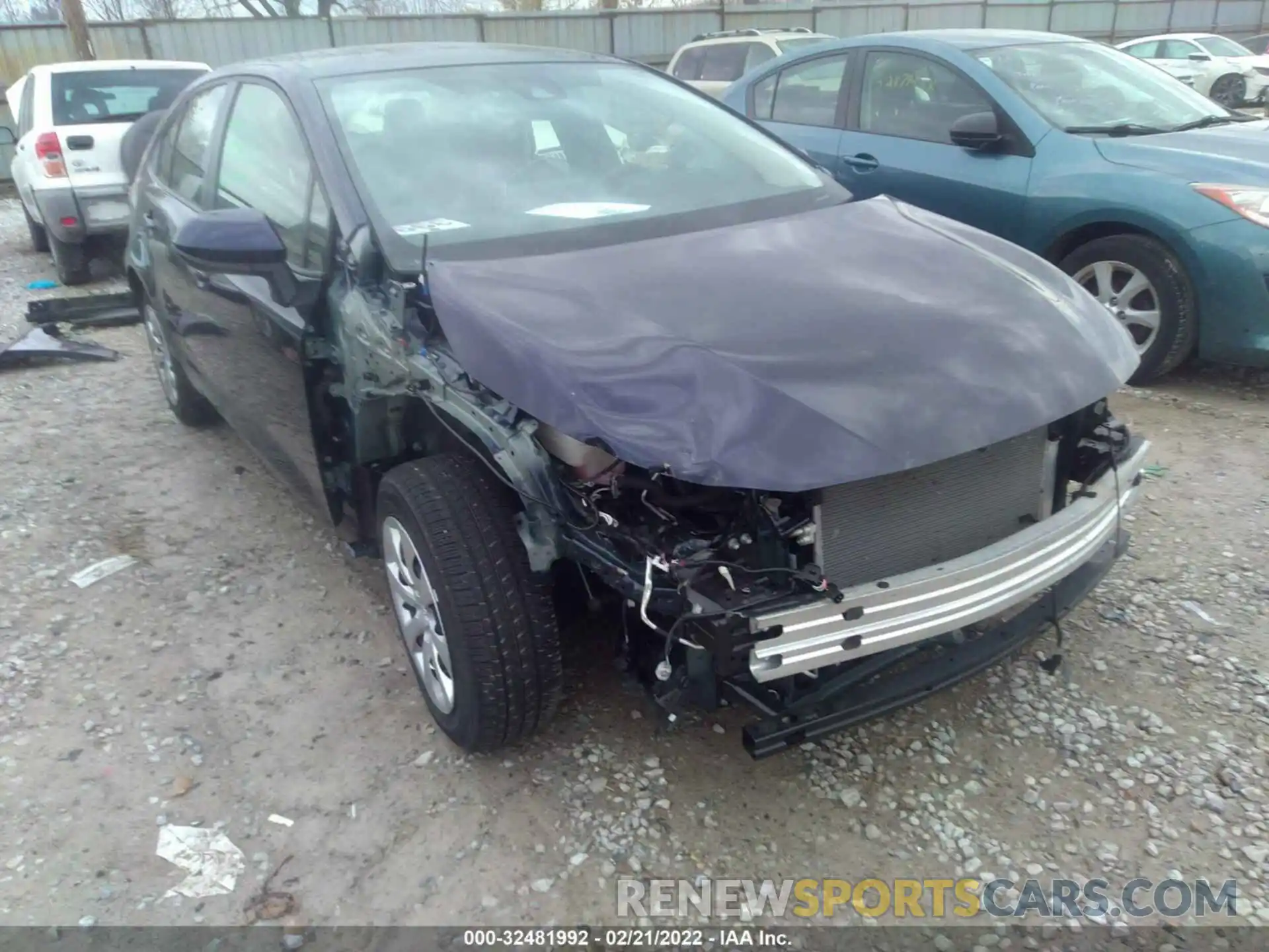 6 Photograph of a damaged car JTDEPMAE6MJ155302 TOYOTA COROLLA 2021