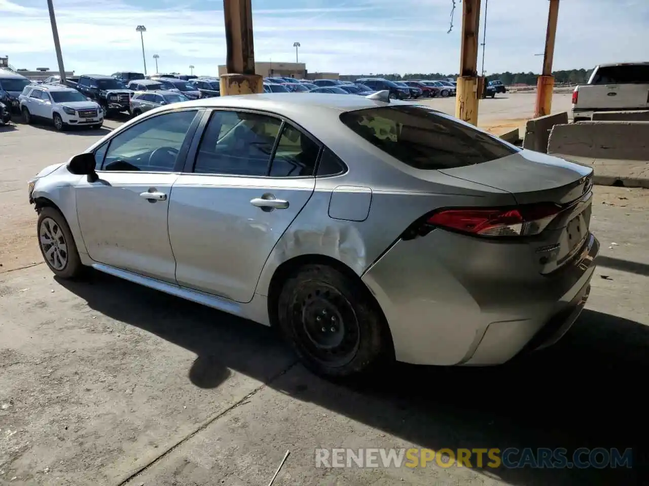 2 Photograph of a damaged car JTDEPMAE6MJ156482 TOYOTA COROLLA 2021