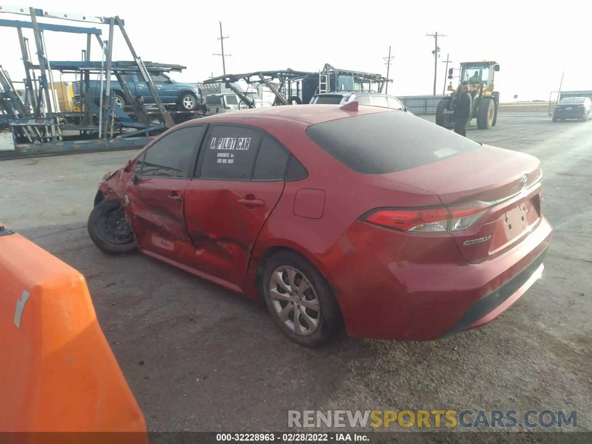 3 Photograph of a damaged car JTDEPMAE6MJ156532 TOYOTA COROLLA 2021