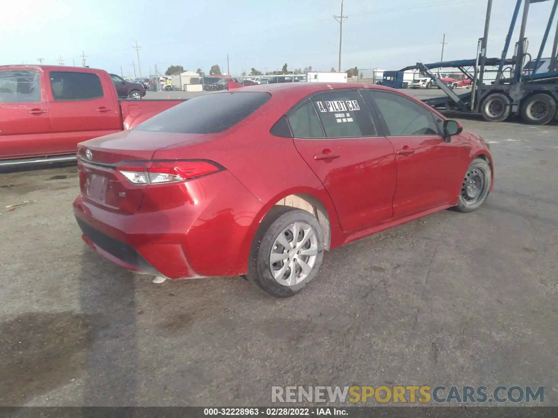 4 Photograph of a damaged car JTDEPMAE6MJ156532 TOYOTA COROLLA 2021