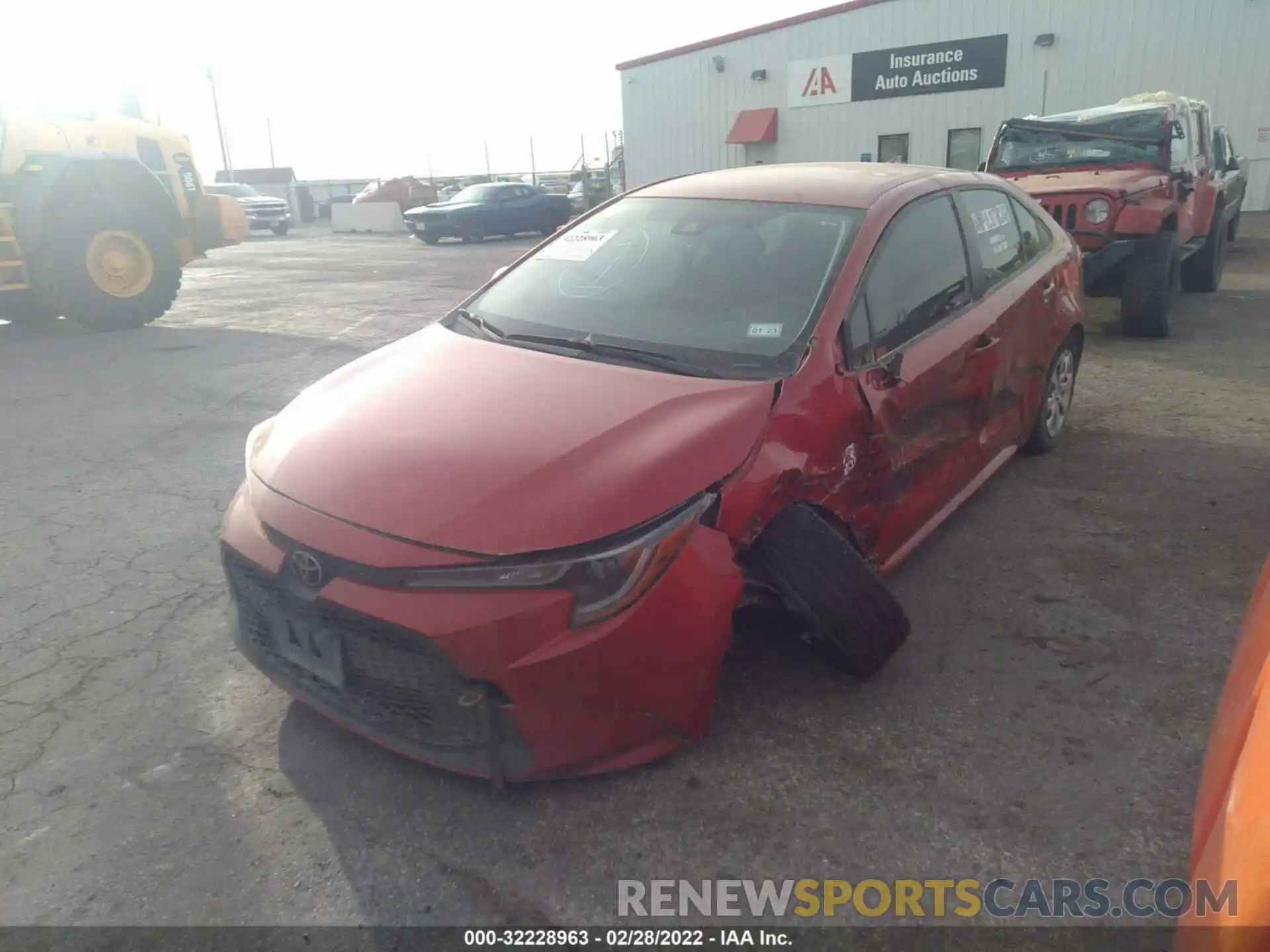 6 Photograph of a damaged car JTDEPMAE6MJ156532 TOYOTA COROLLA 2021