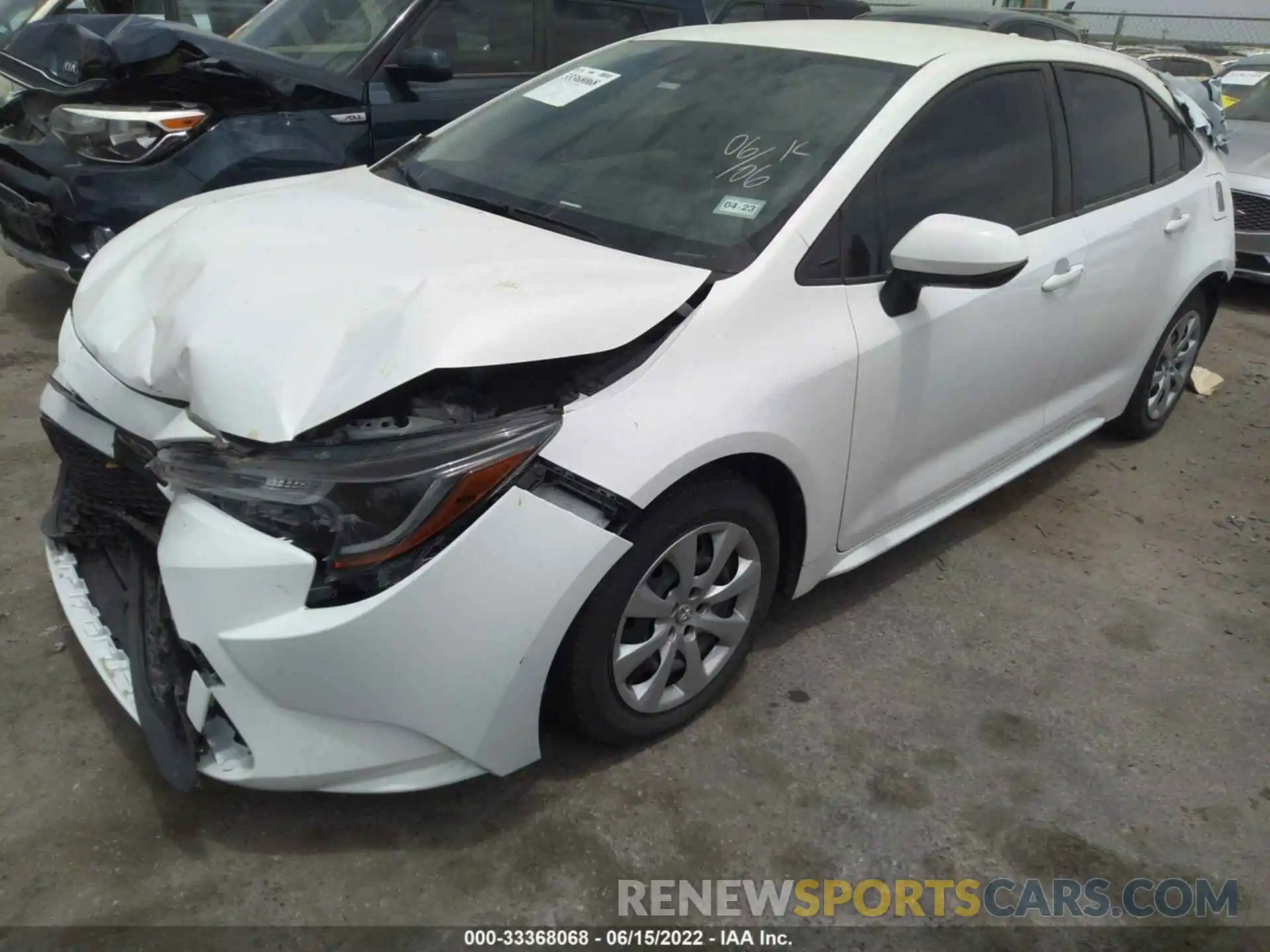 2 Photograph of a damaged car JTDEPMAE6MJ156580 TOYOTA COROLLA 2021