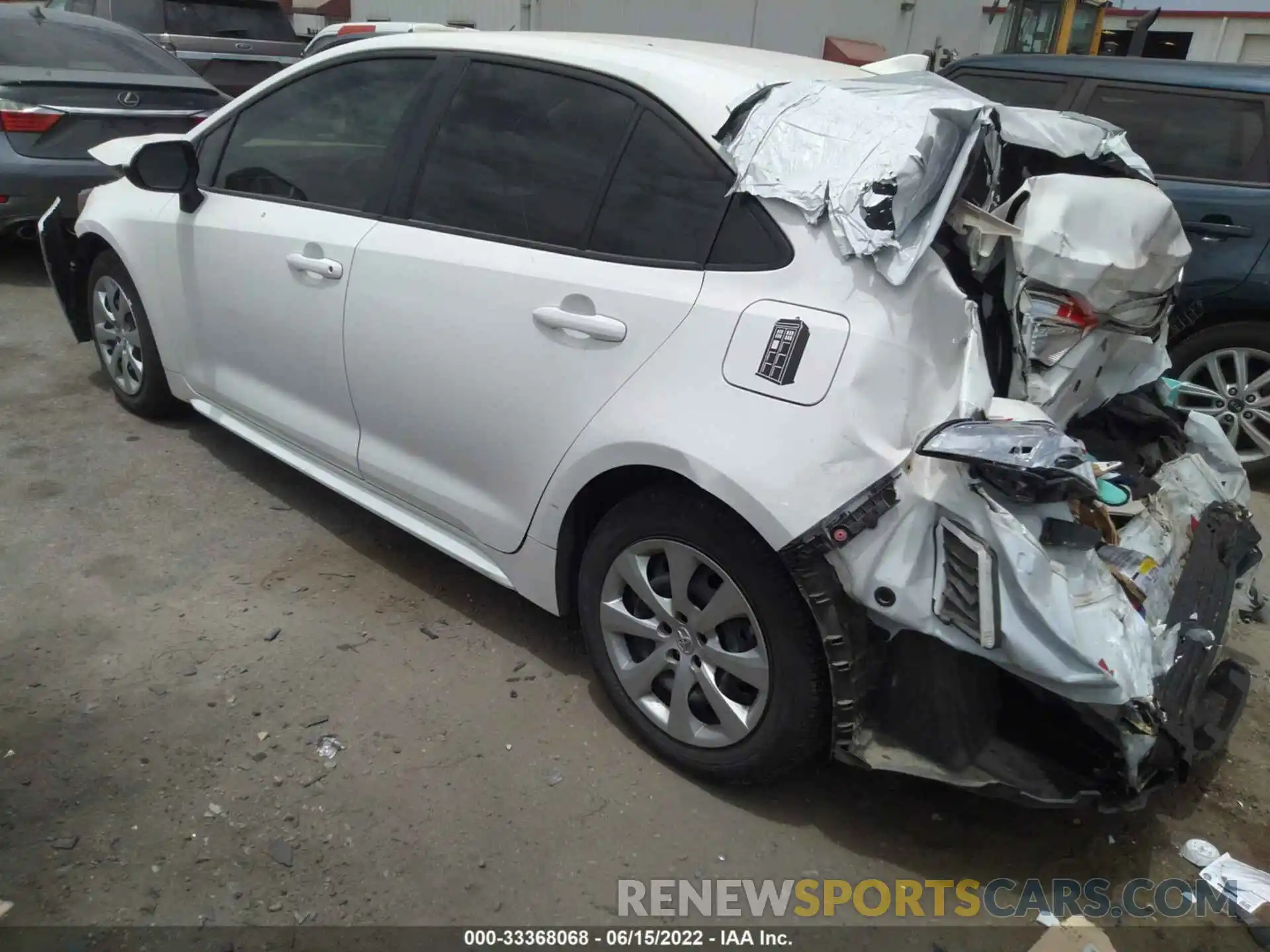 3 Photograph of a damaged car JTDEPMAE6MJ156580 TOYOTA COROLLA 2021