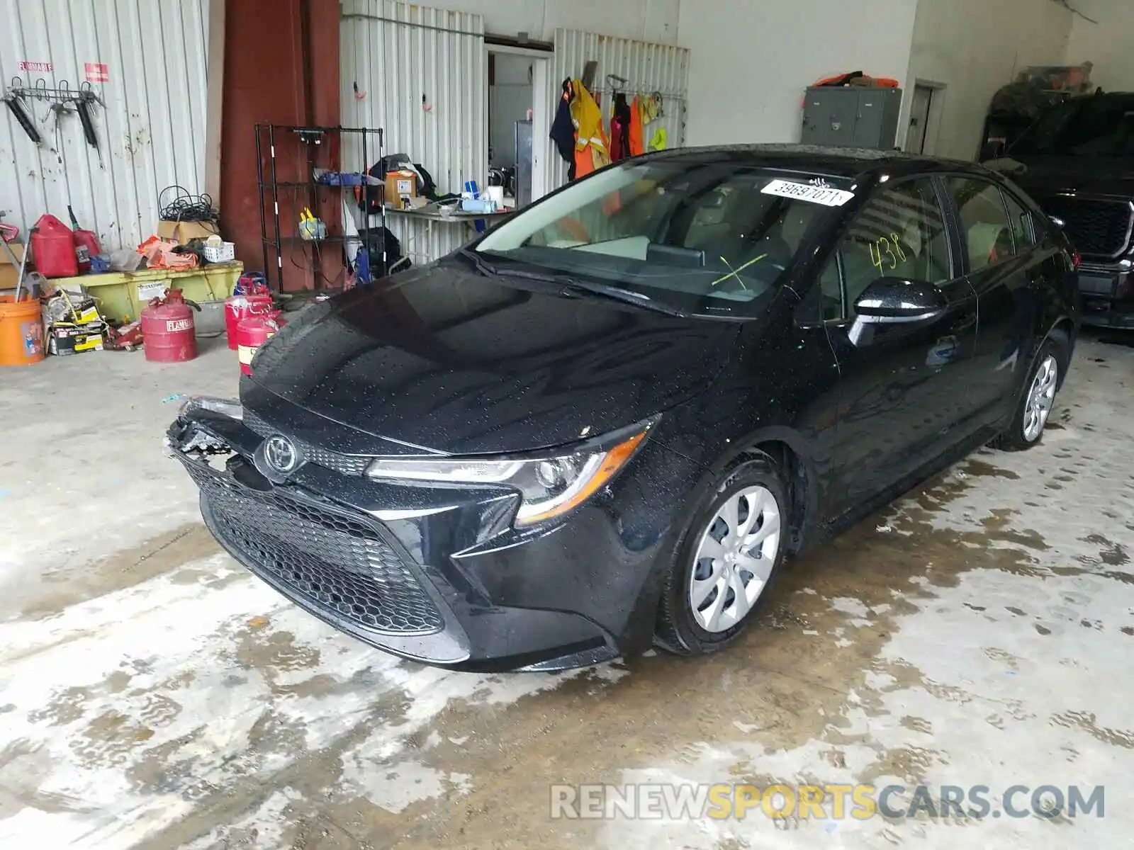 2 Photograph of a damaged car JTDEPMAE6MJ158118 TOYOTA COROLLA 2021