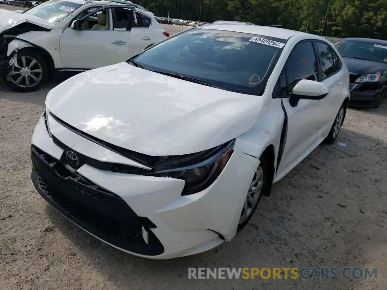 2 Photograph of a damaged car JTDEPMAE6MJ158149 TOYOTA COROLLA 2021