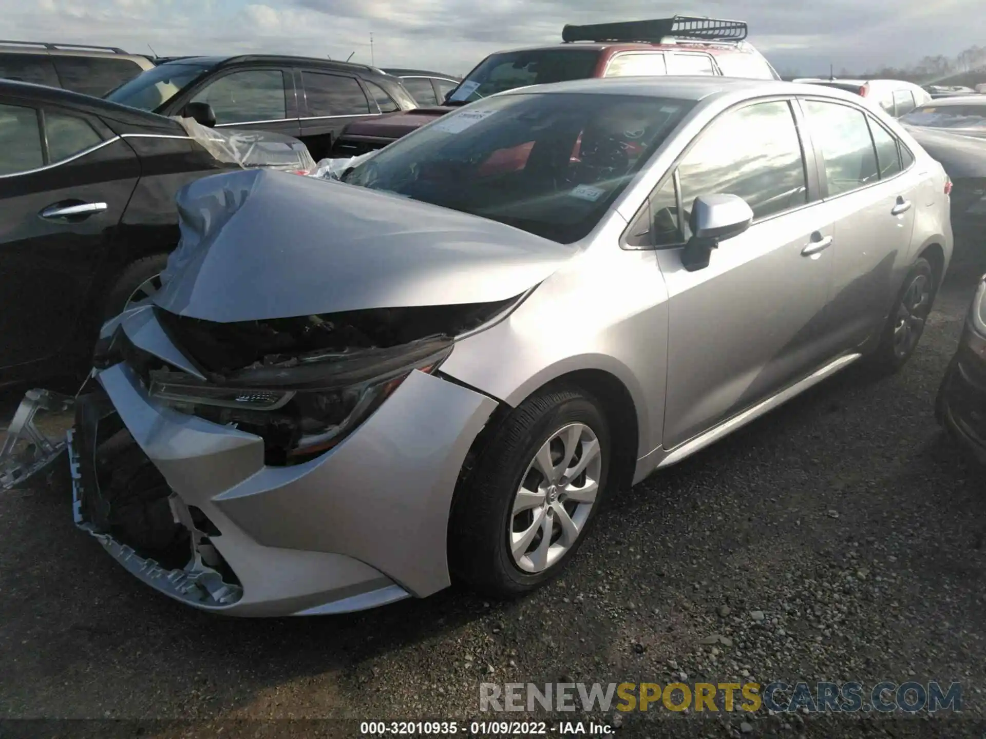 2 Photograph of a damaged car JTDEPMAE6MJ158913 TOYOTA COROLLA 2021