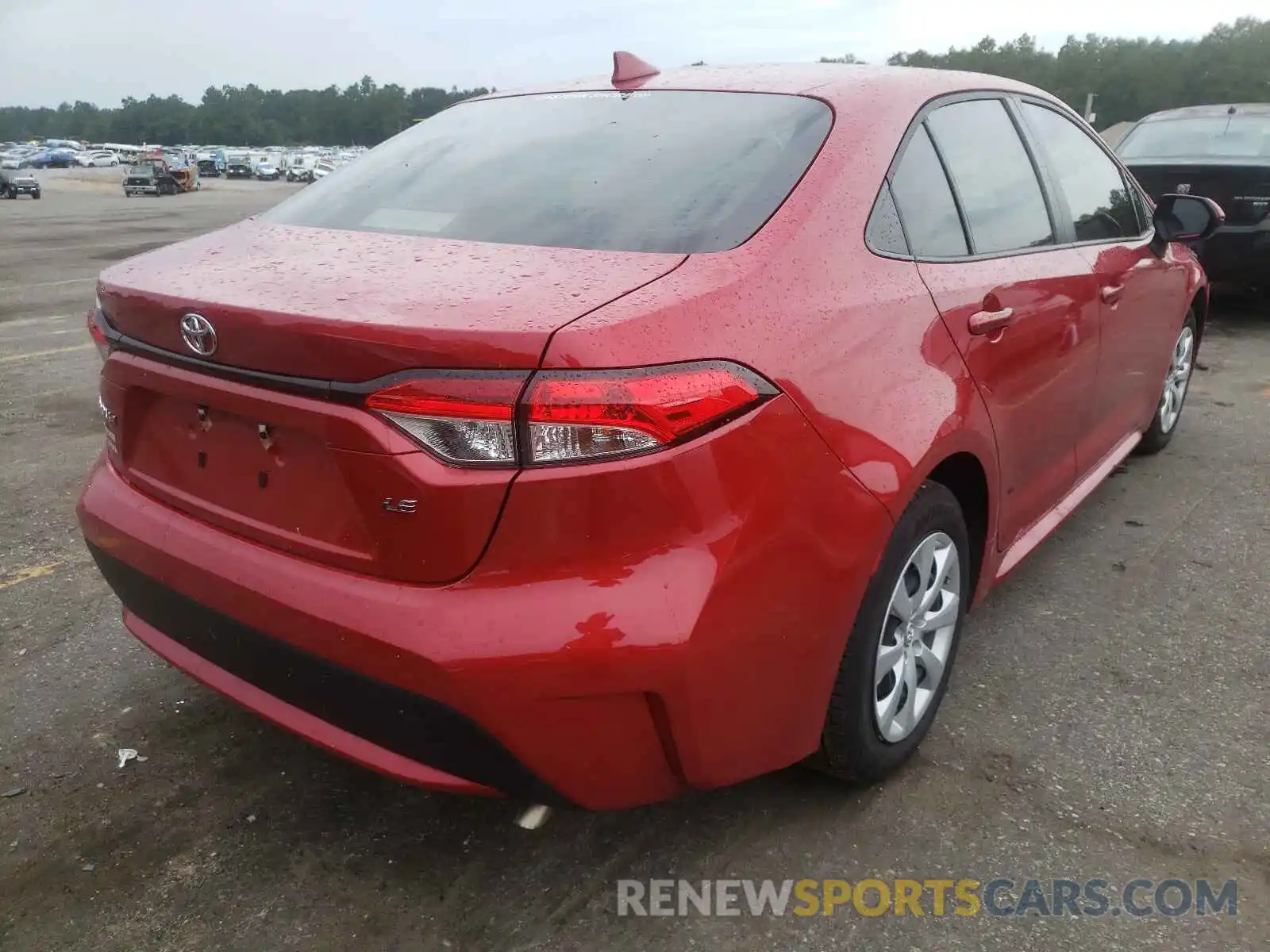 4 Photograph of a damaged car JTDEPMAE6MJ159009 TOYOTA COROLLA 2021