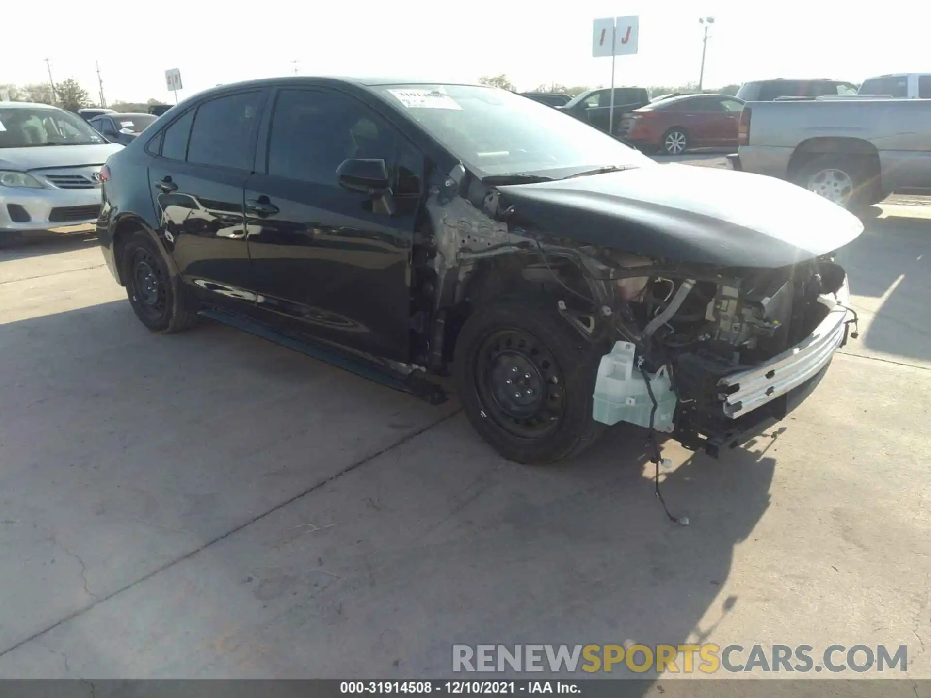 1 Photograph of a damaged car JTDEPMAE6MJ160211 TOYOTA COROLLA 2021