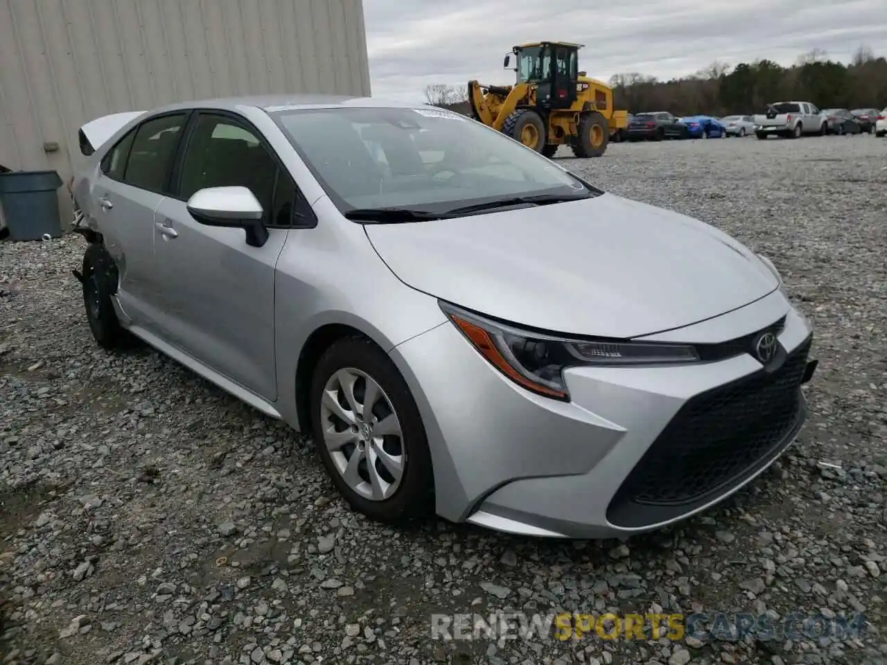 1 Photograph of a damaged car JTDEPMAE6MJ160872 TOYOTA COROLLA 2021