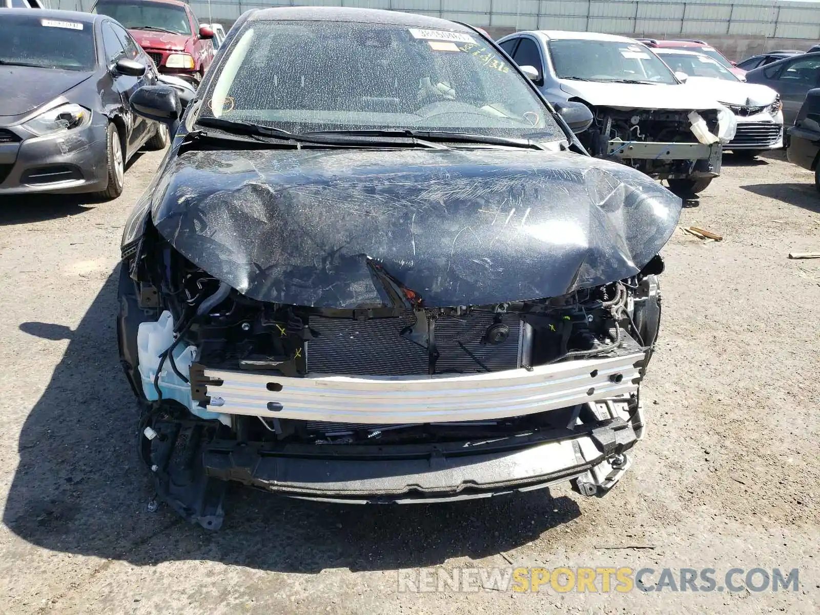 9 Photograph of a damaged car JTDEPMAE6MJ162153 TOYOTA COROLLA 2021