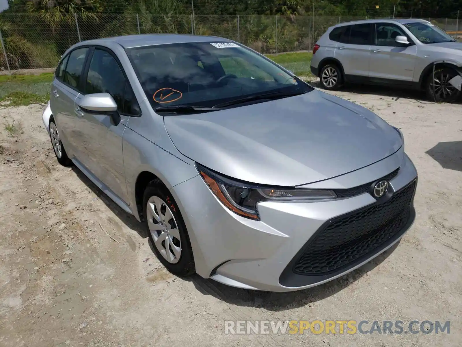 1 Photograph of a damaged car JTDEPMAE6MJ162993 TOYOTA COROLLA 2021