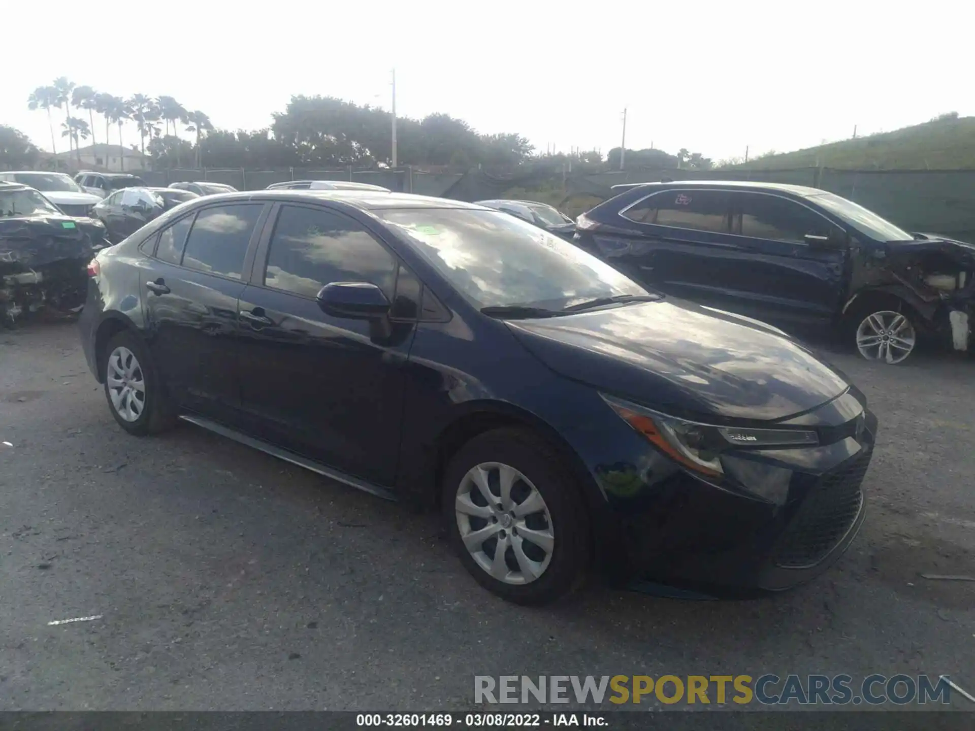 1 Photograph of a damaged car JTDEPMAE6MJ163223 TOYOTA COROLLA 2021