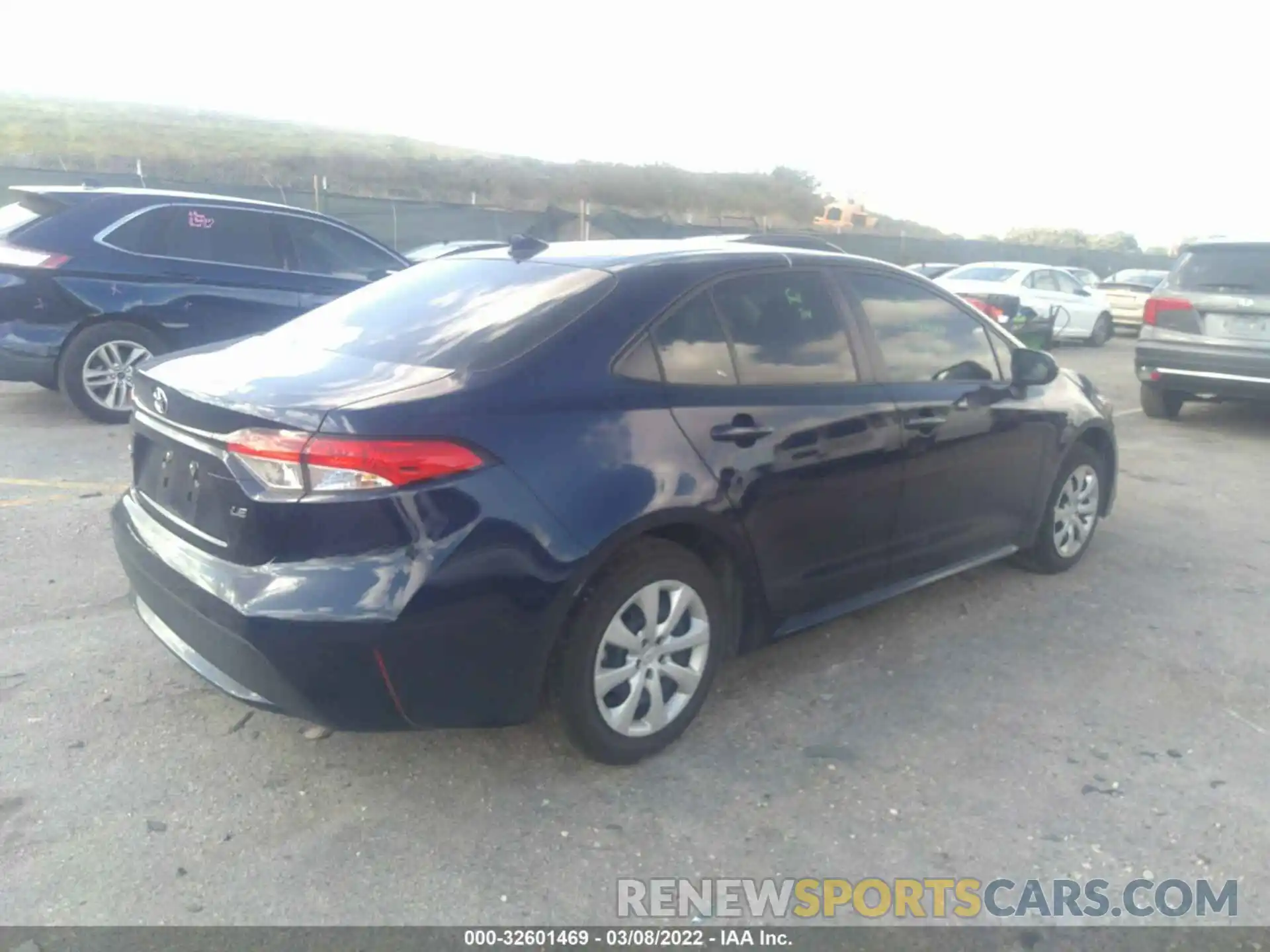 4 Photograph of a damaged car JTDEPMAE6MJ163223 TOYOTA COROLLA 2021