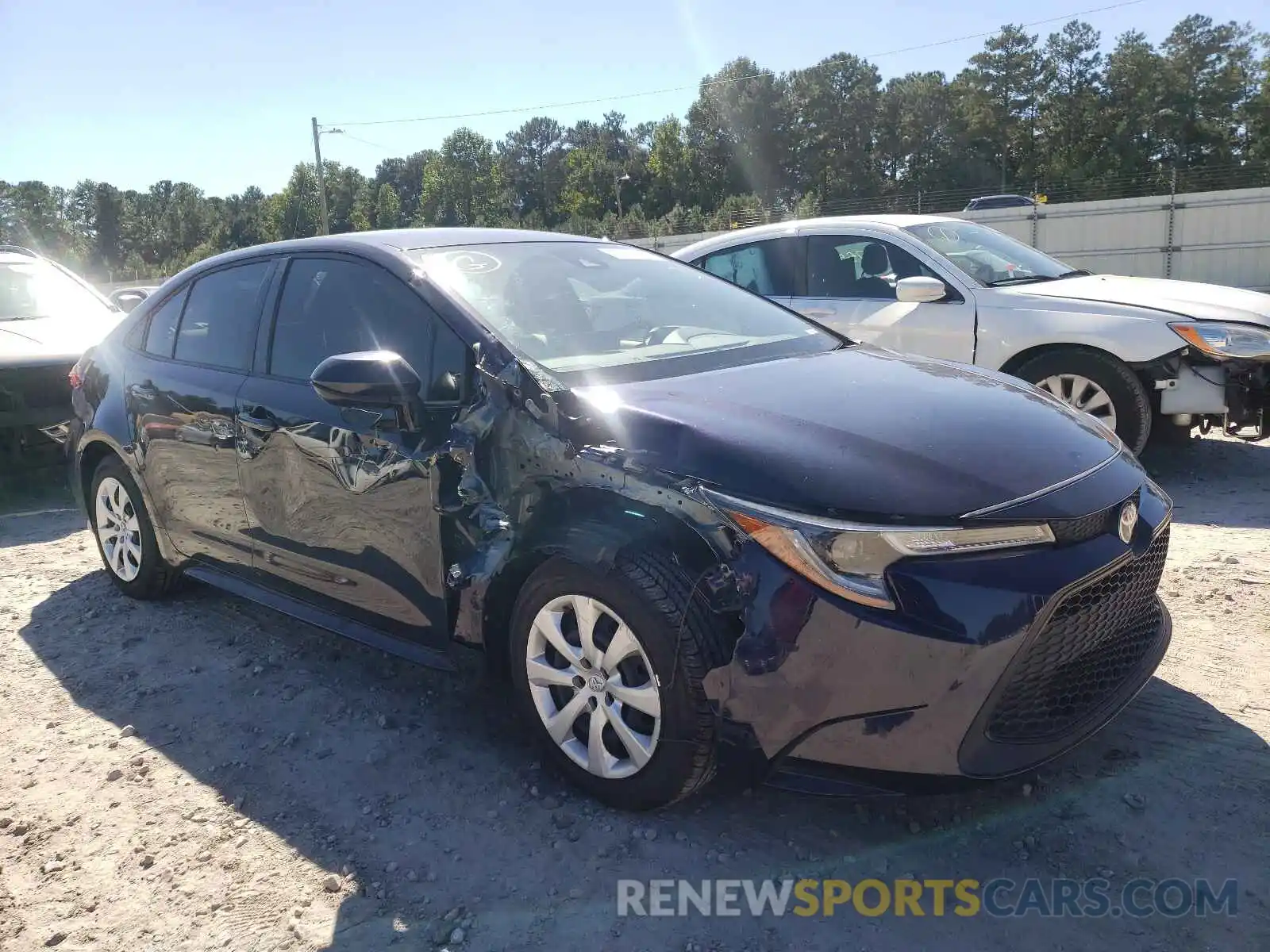 1 Photograph of a damaged car JTDEPMAE6MJ164016 TOYOTA COROLLA 2021