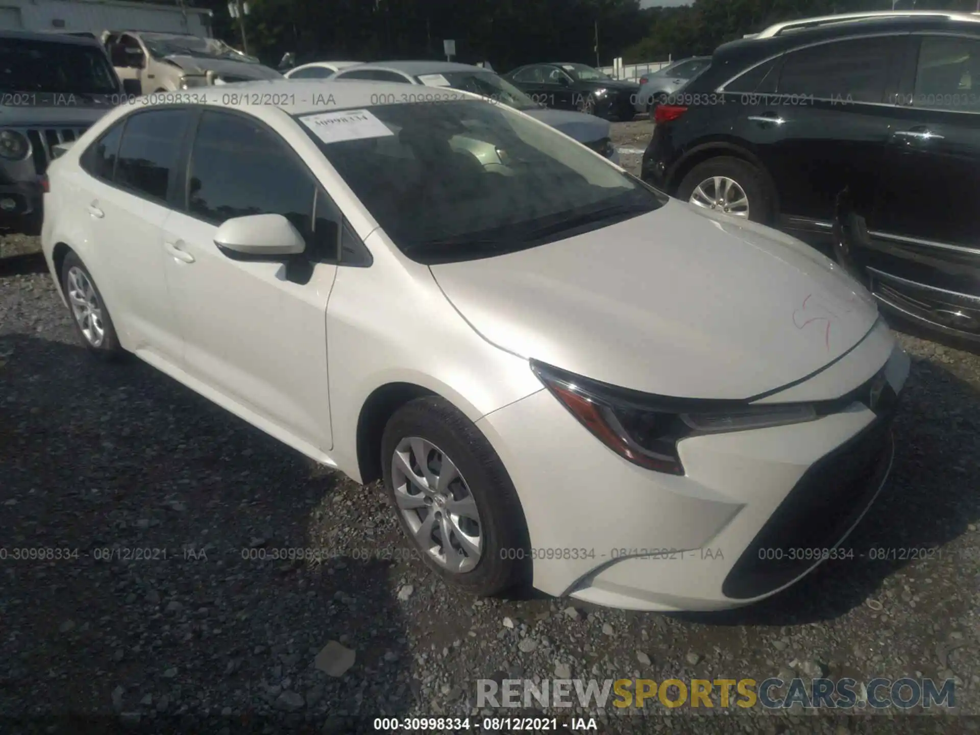 1 Photograph of a damaged car JTDEPMAE6MJ164078 TOYOTA COROLLA 2021